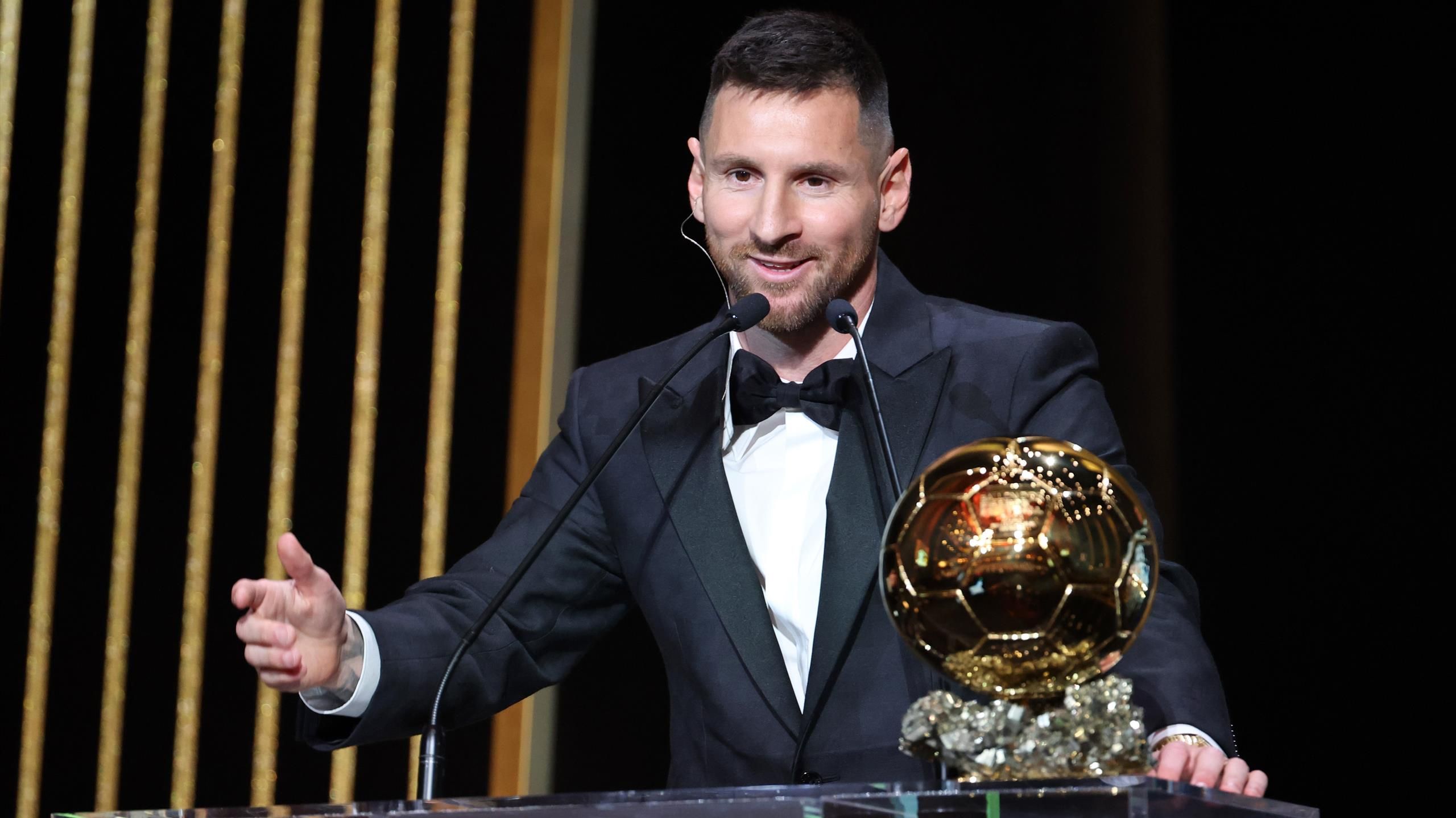 Ballon d'Or 2023, la cérémonie en direct vidéo : Lionel Messi