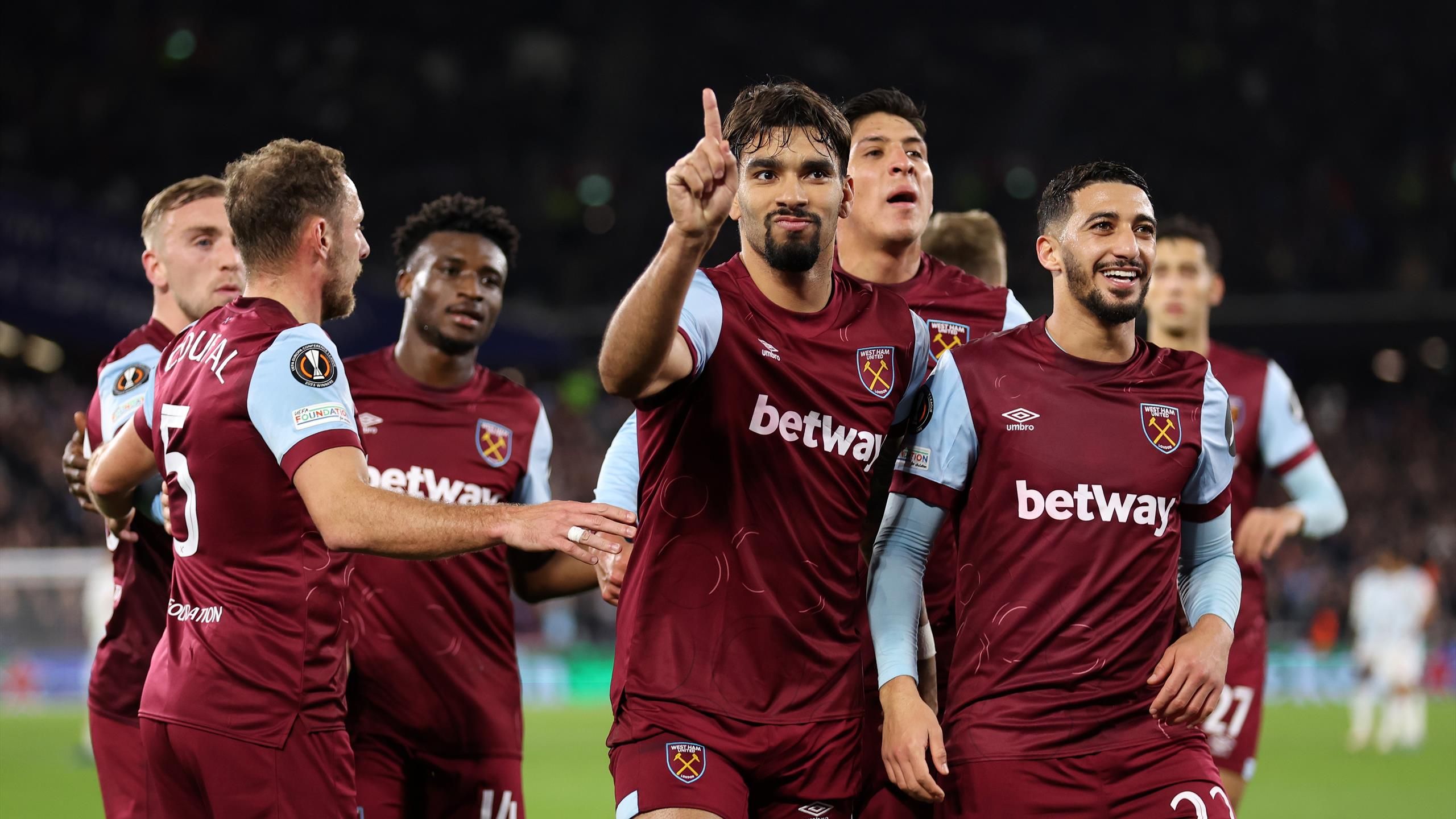 West Ham 10 Olympiacos Lucas Paqueta strike gives West Ham valuable