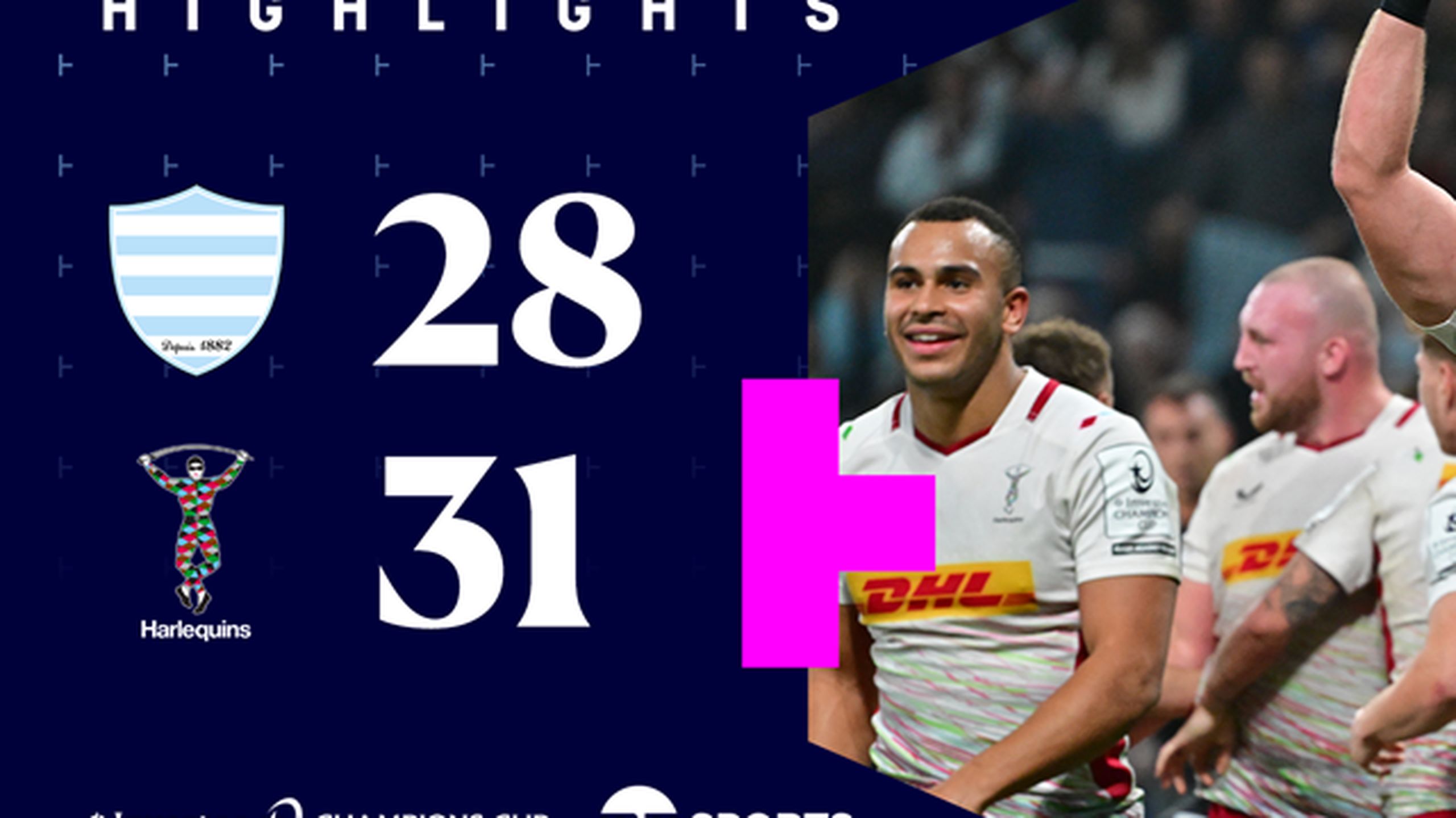 Racing 92 v Harlequins highlights: Quins edge thriller to open campaign ...