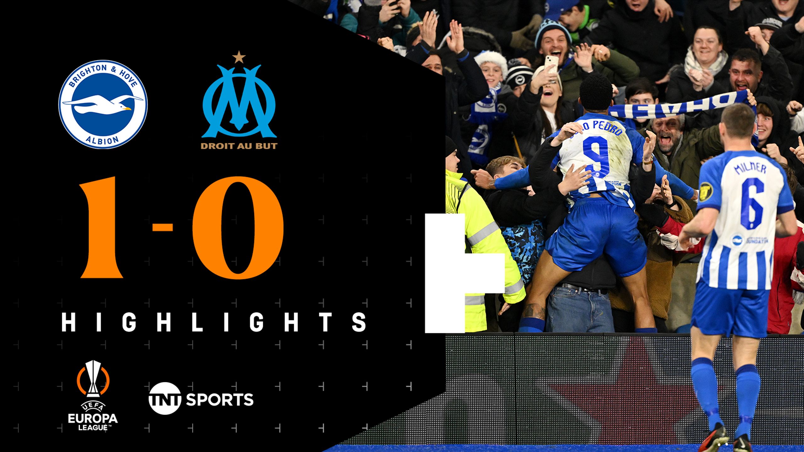 Brighton v Marseille highlights - UEFA Europa League action as Seagulls ...