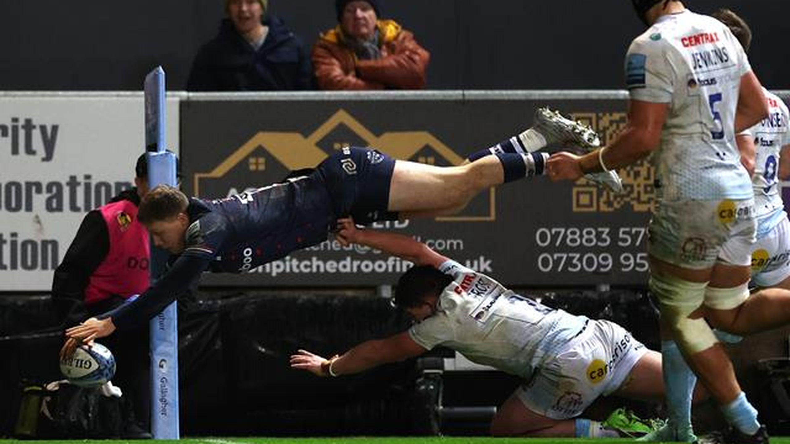 Gallagher Premiership: Noah Heward try for Bristol Bears v Exeter ...