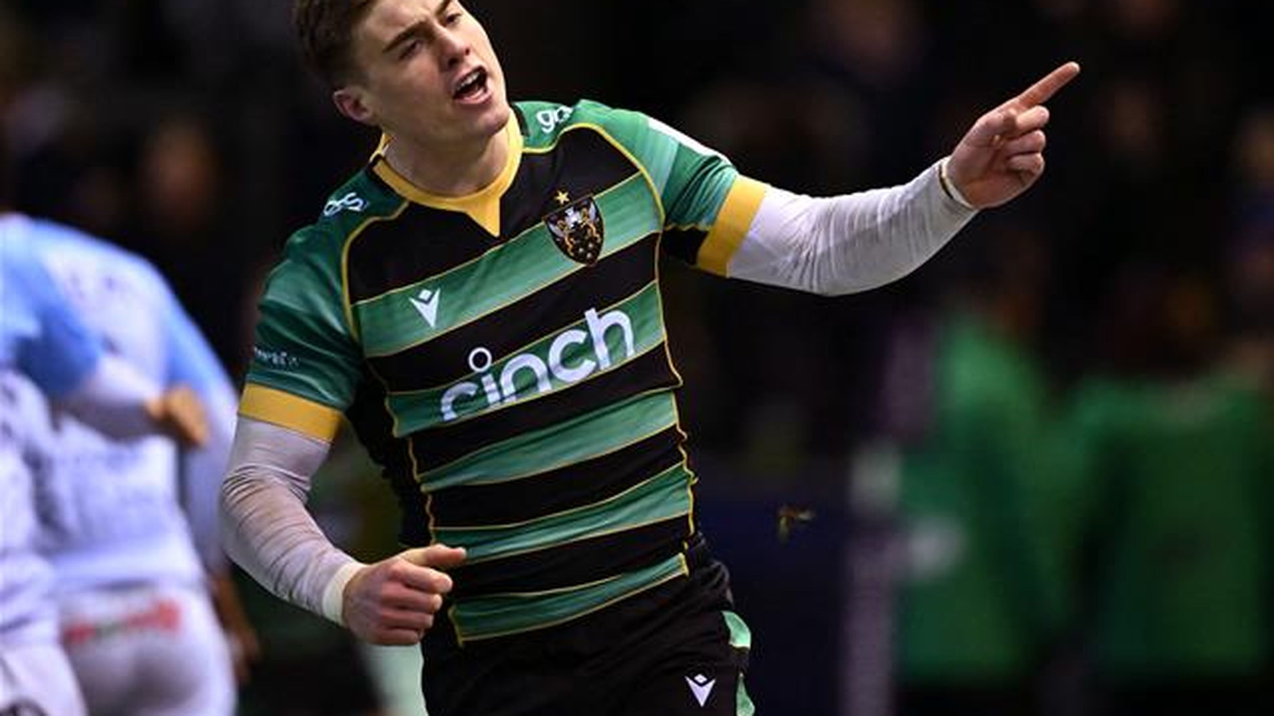 Tommy Freeman opens scoring for Northampton Saints with try after 64 ...