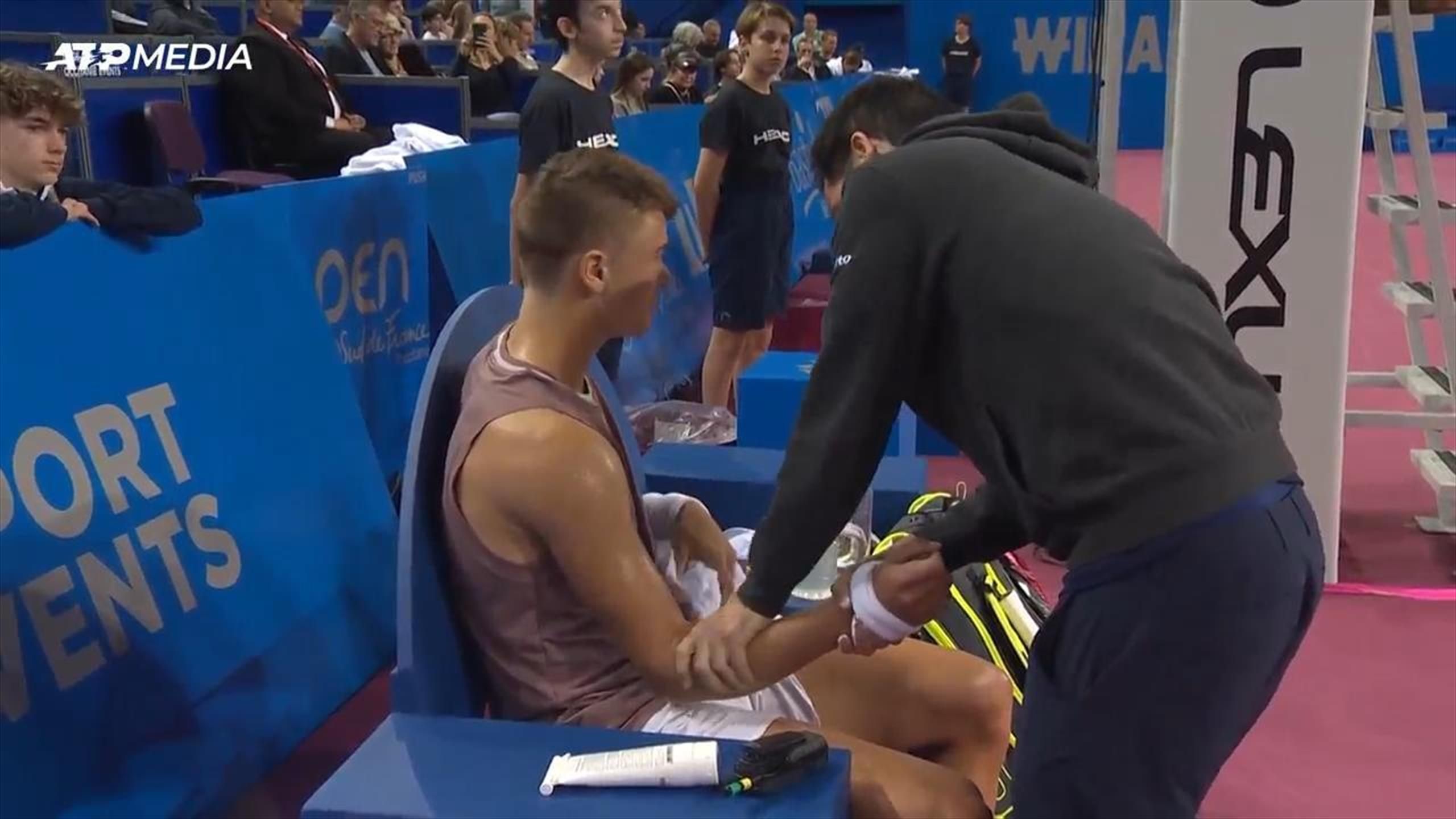 Holger Rune withdraws with arm injury as Borna Coric advances to final ...