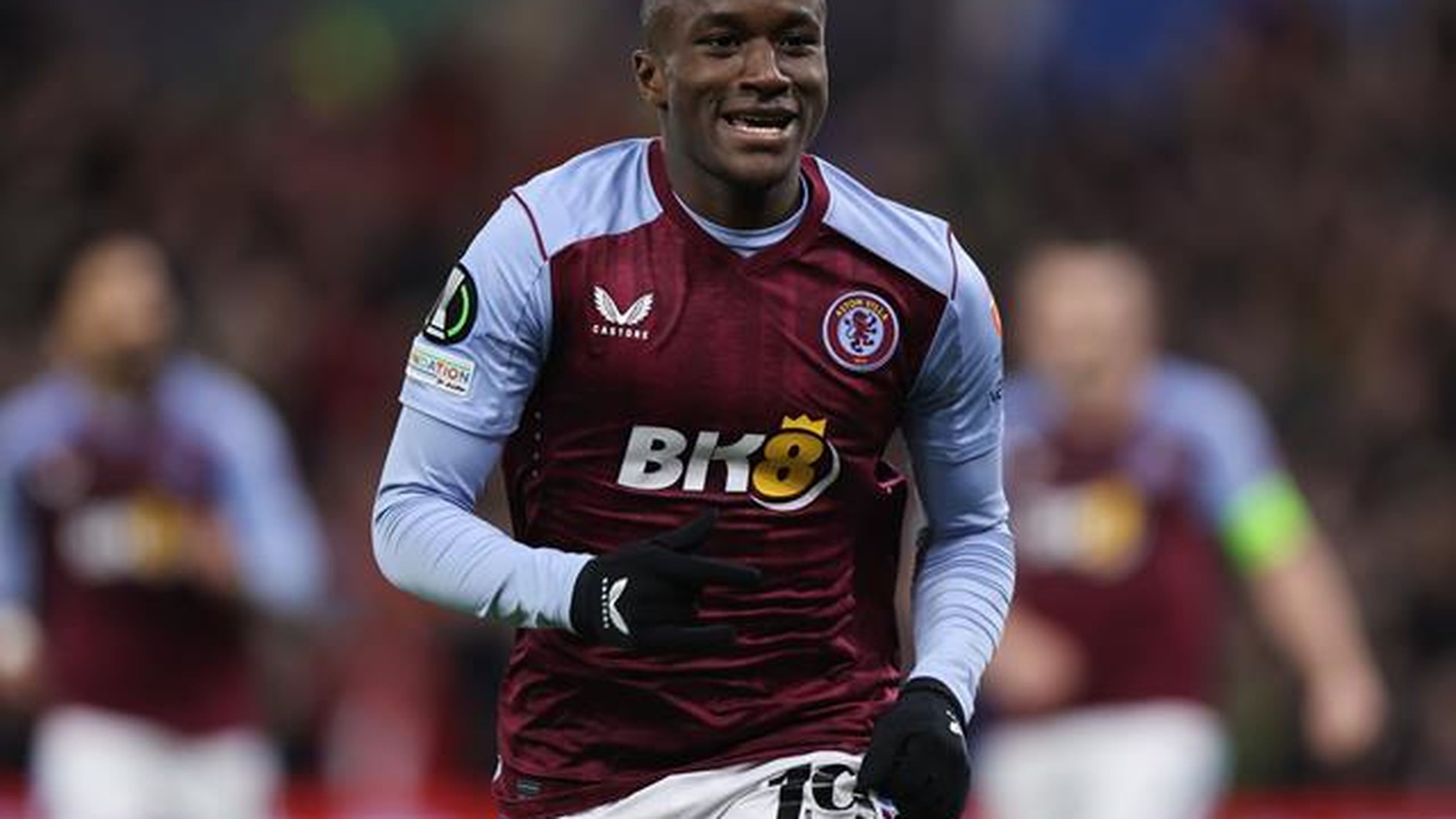 Moussa Diaby gives goalkeeper ‘the eyes’ before ‘planting the ball into ...