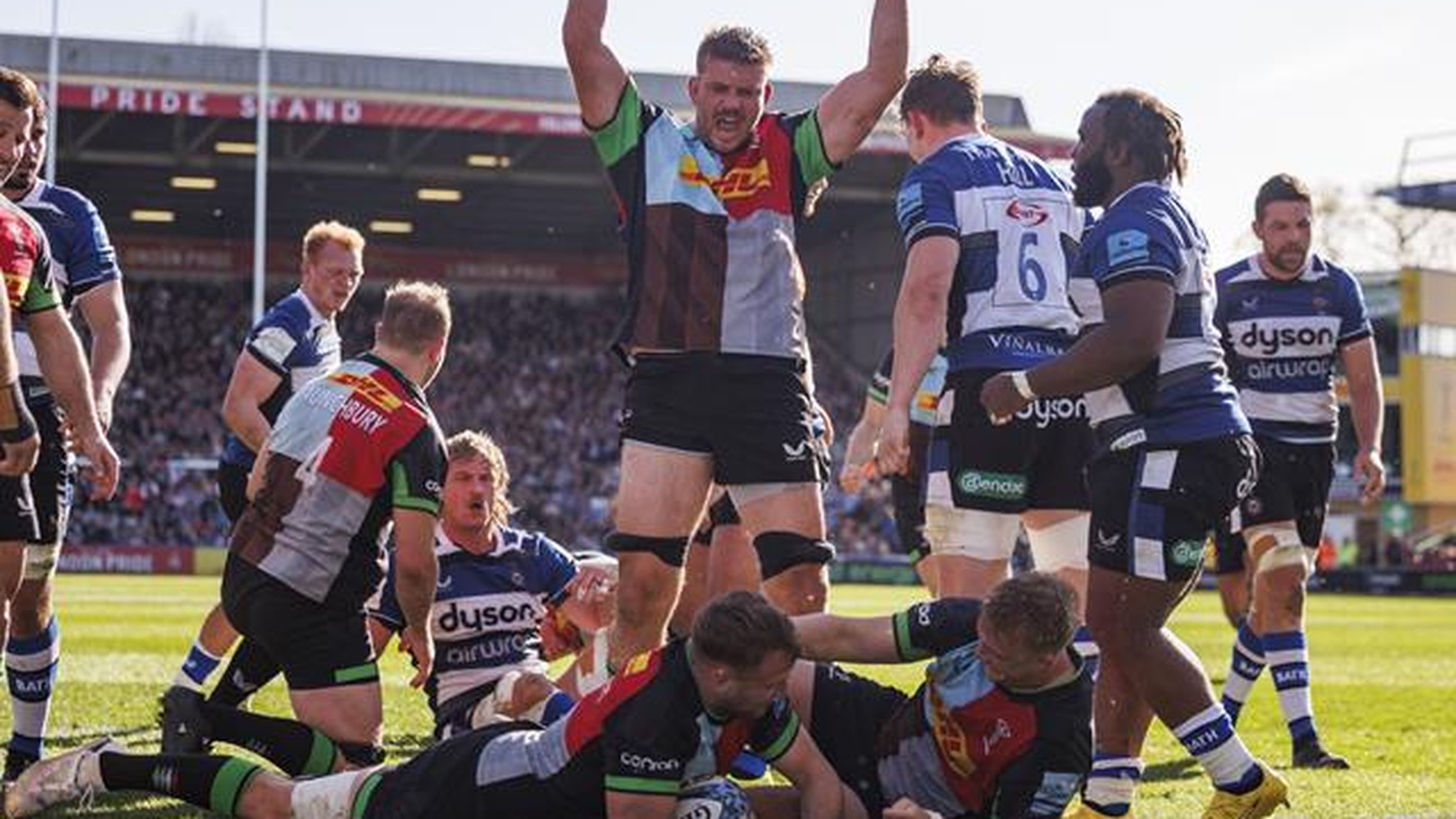 Harlequins 40-36 Bath Rugby: Two sides play out Gallagher Premiership ...