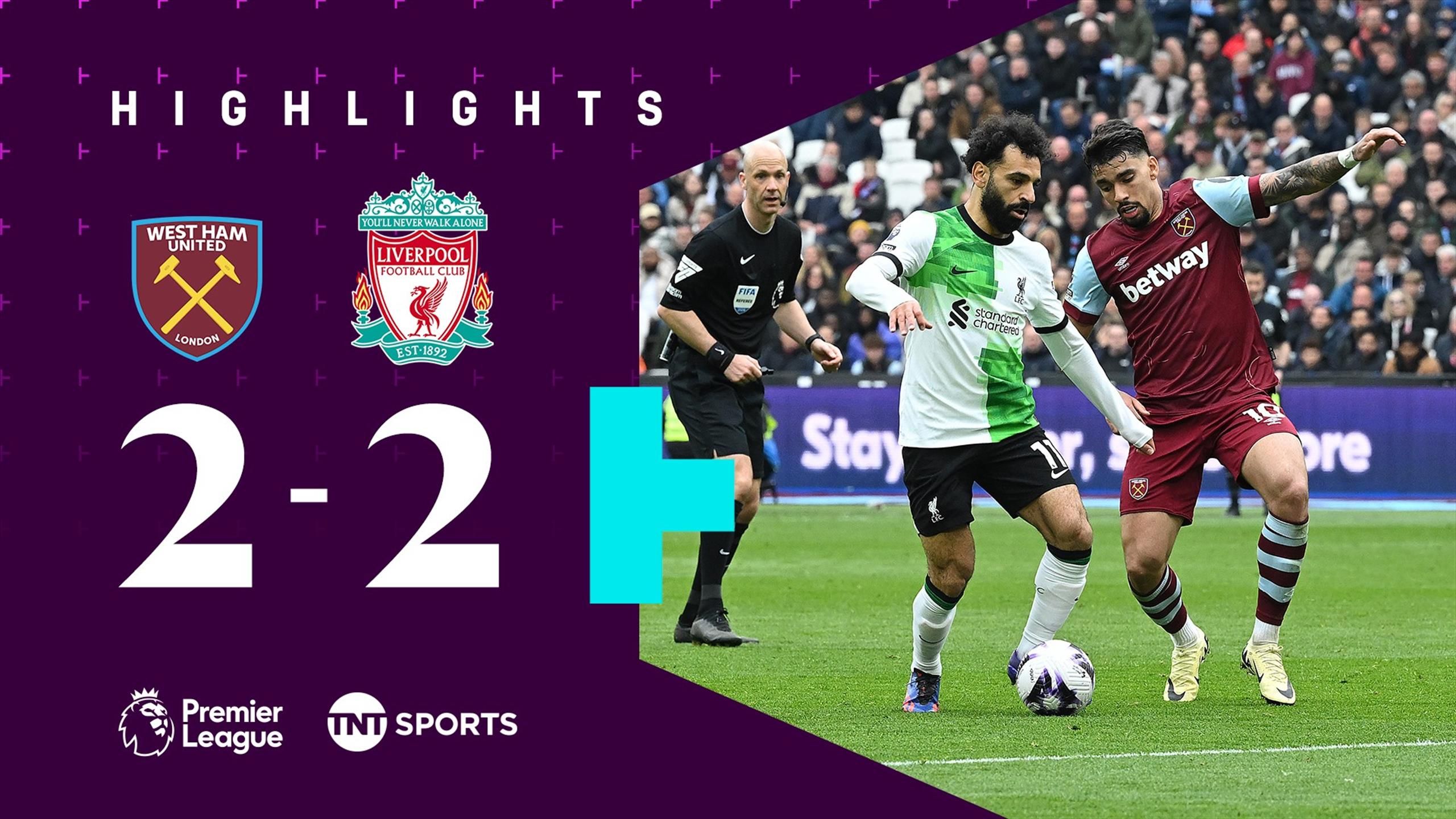 West Ham v Liverpool highlights Michail Antonio heads equaliser to