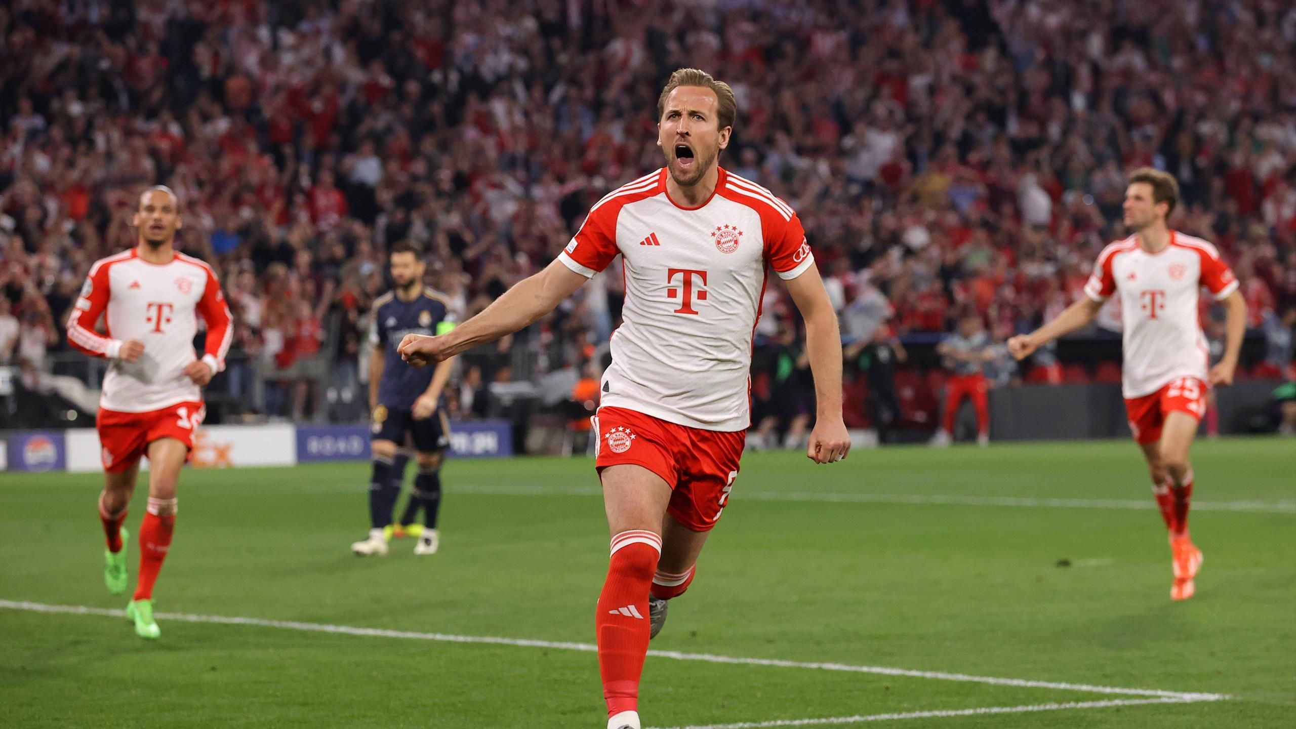 Harry Kane holds nerve to score ‘clinical penalty’ and give Bayern