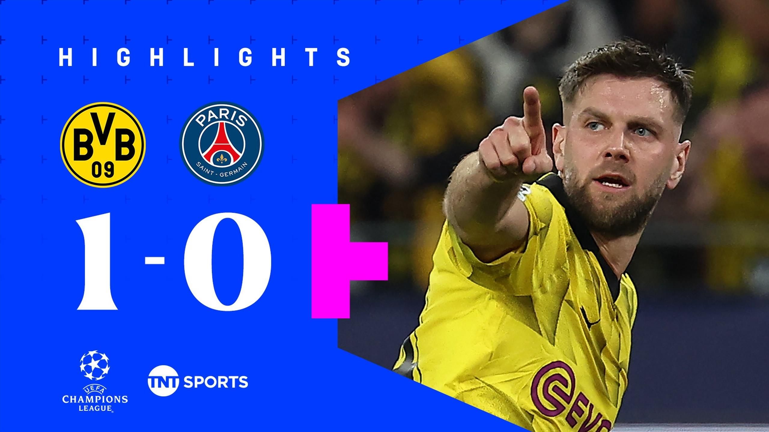 Dortmund v PSG highlights - UEFA Champions League action as Jadon 