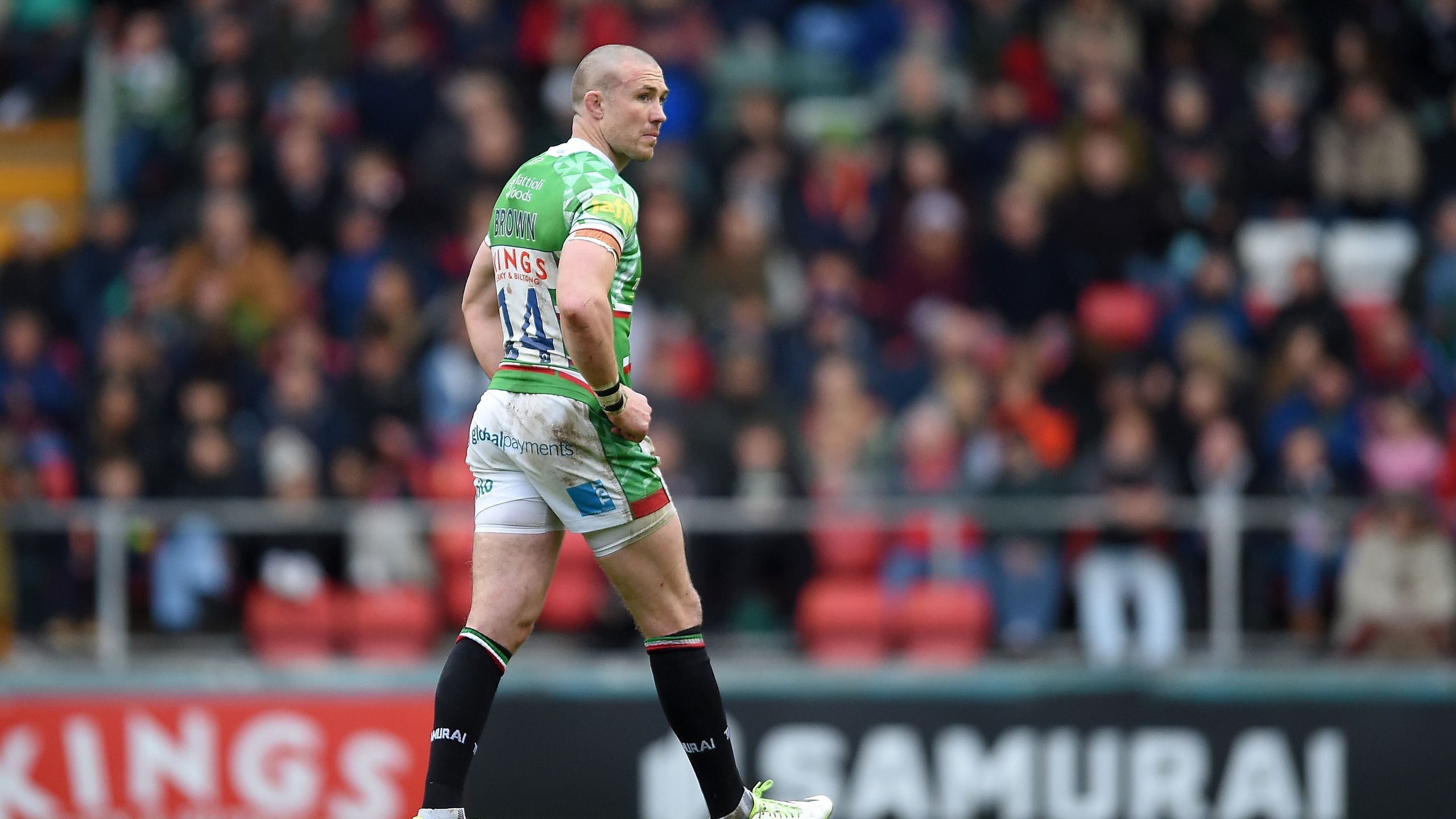 Gallagher Premiership Leicester Tigers’ Mike Brown suspended for two