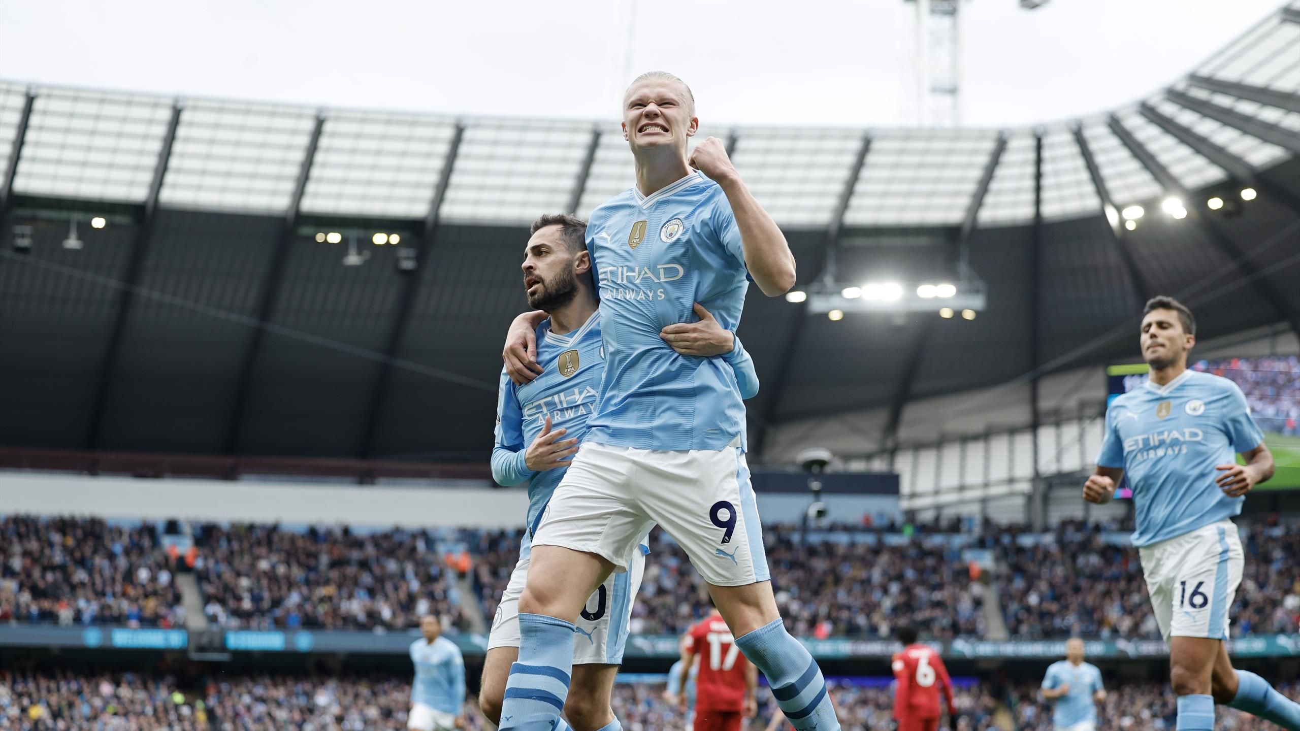 Man City 51 Wolves Erling Haaland nets four goals as Pep Guardiola's