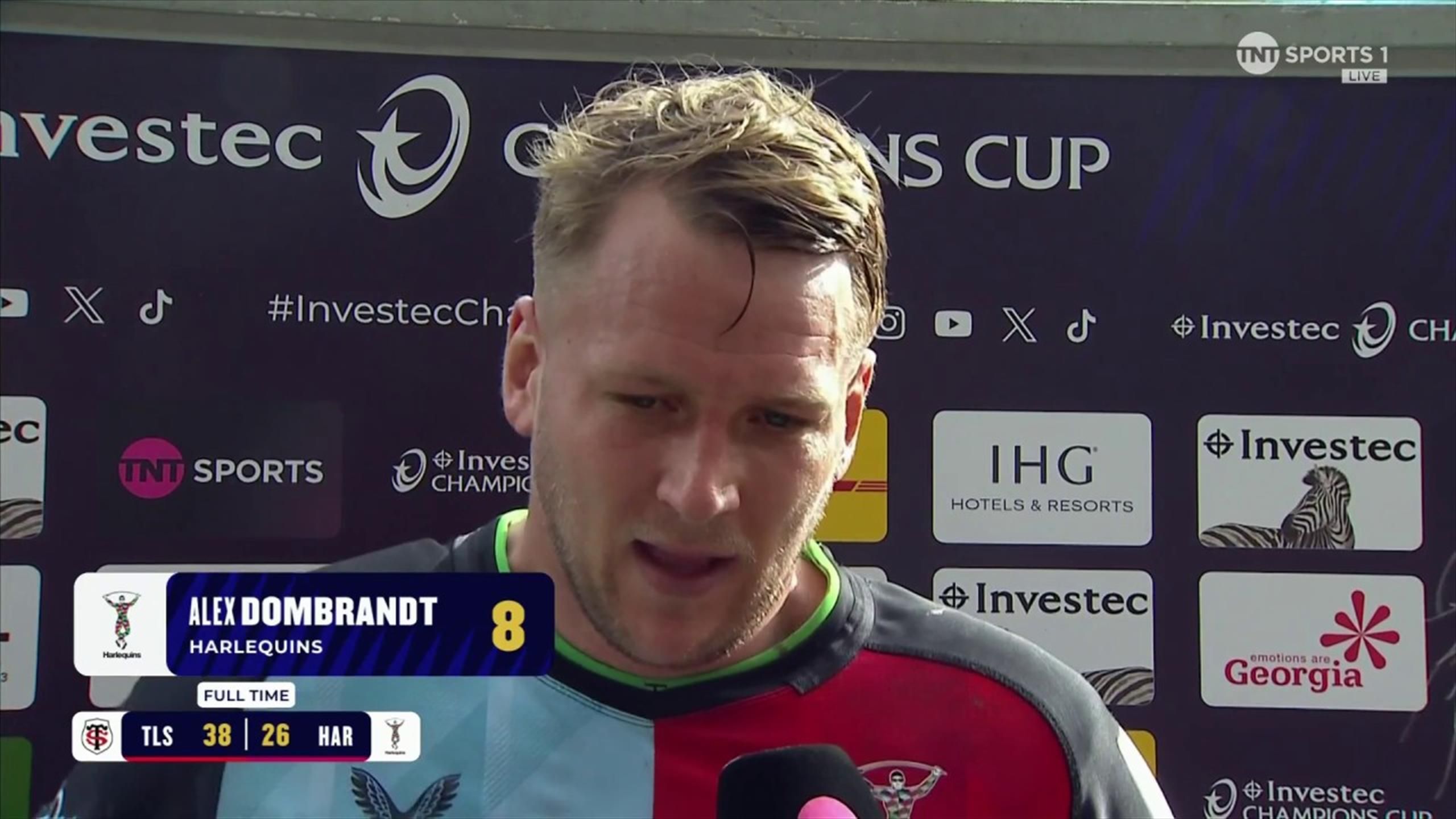 Alex Dombrandt rues ‘too many mistakes’ in Investec Champions Cup ...
