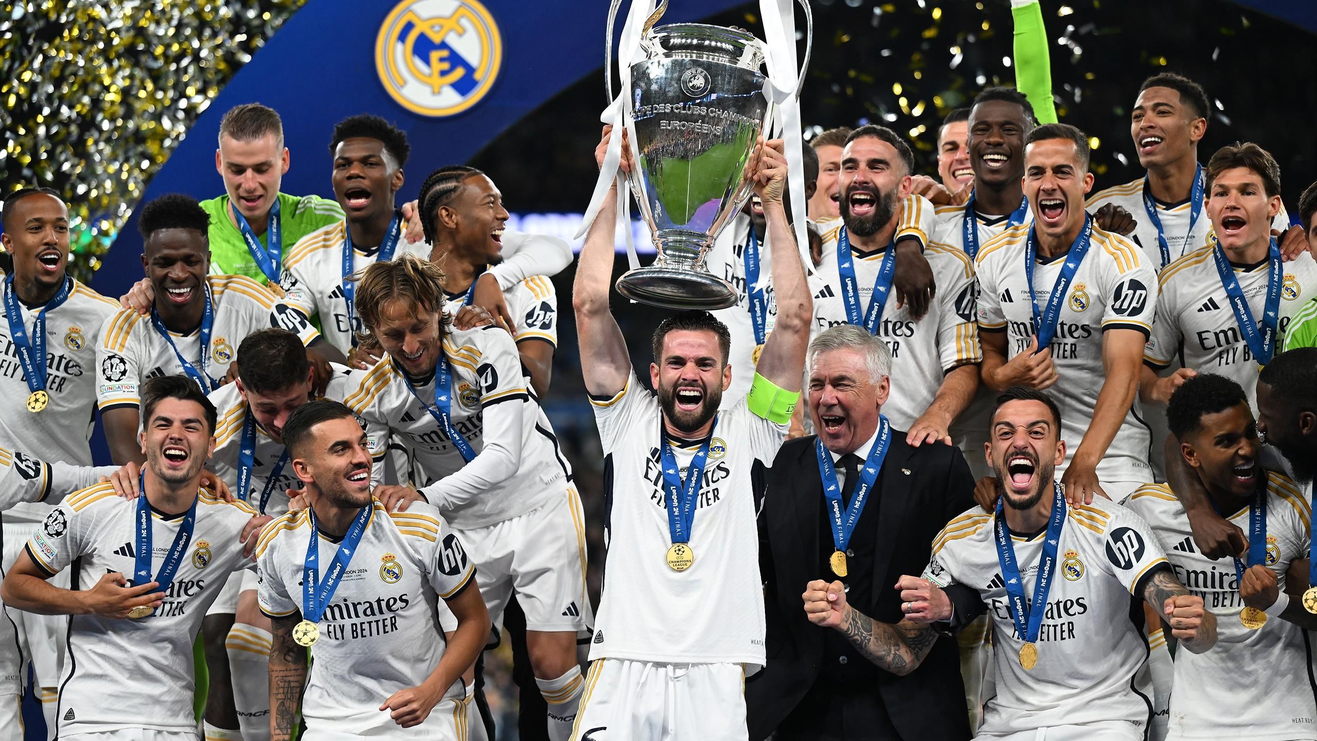 Real Madrid lift European trophy for 15th time after beating Borussia ...