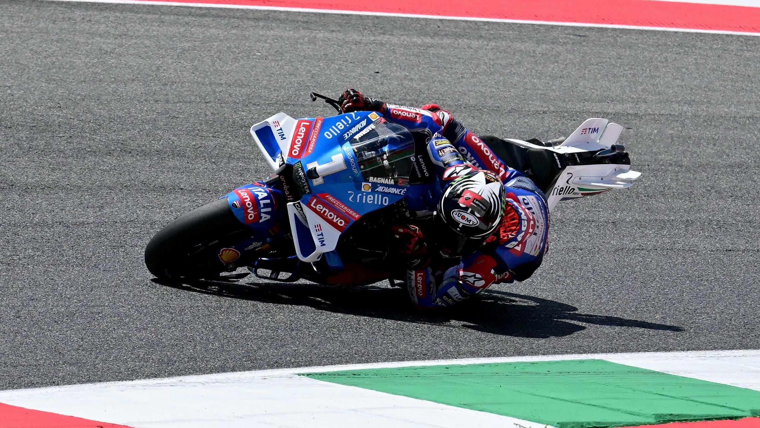 Francesco Bagnaia completes amazing overtake at Italian MotoGP in ...