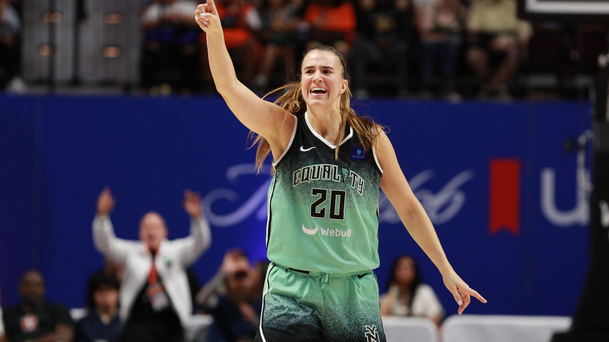 WNBA: Sabrina Ionescu achieves career milestone and stars for New York ...