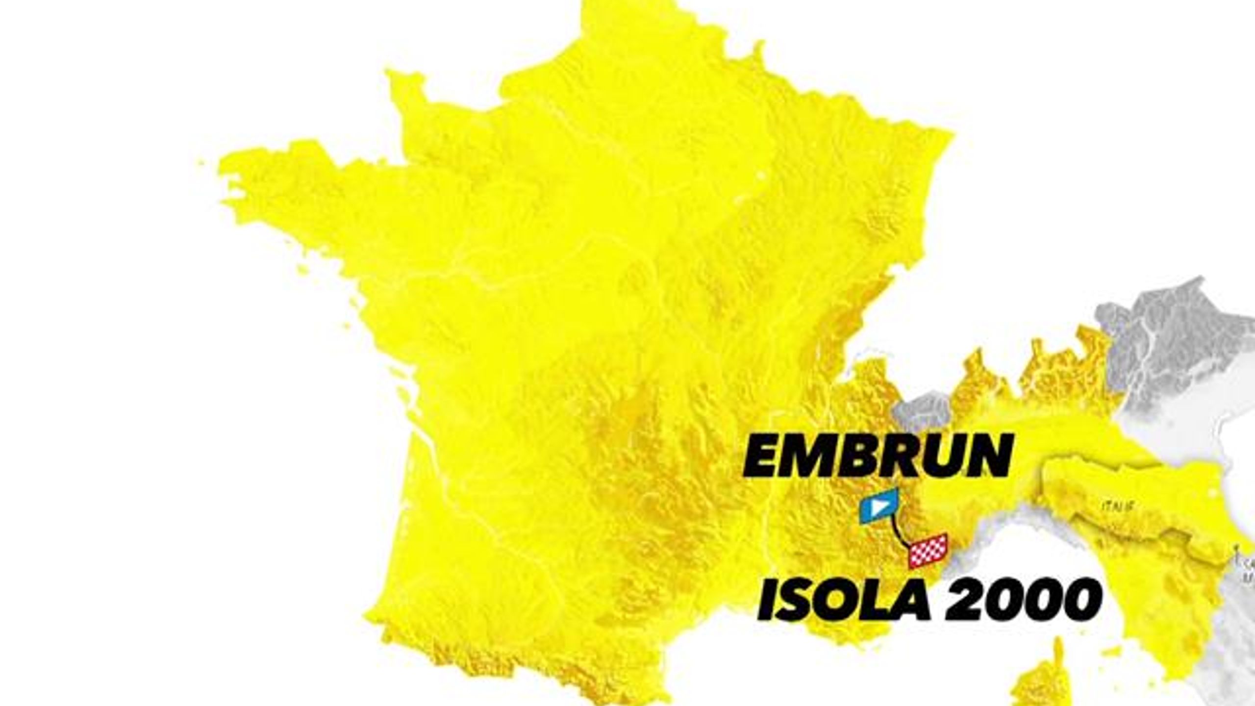 Tour de France: Stage 19 profile and route map: Embrun - Isola 2000 ...