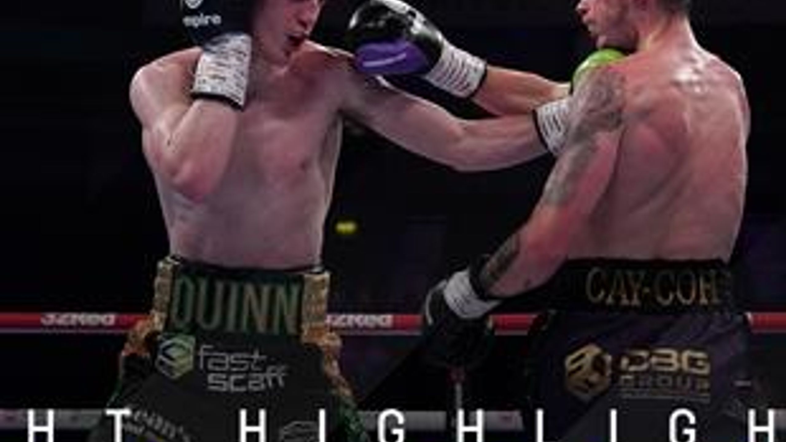 Conor Quinn v Conner Kelsall highlights - Fight Night Belfast - Boxing ...