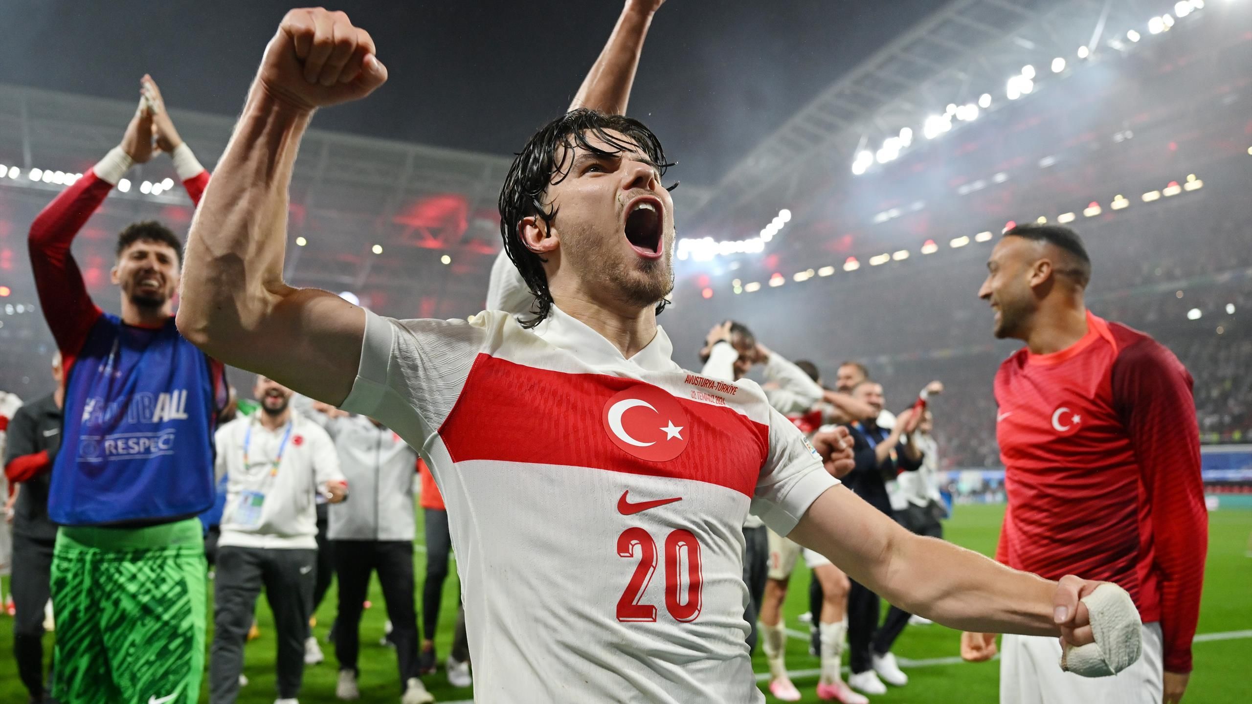 Austria 12 Turkey Merih Demiral grabs brace to set up Euro 2024