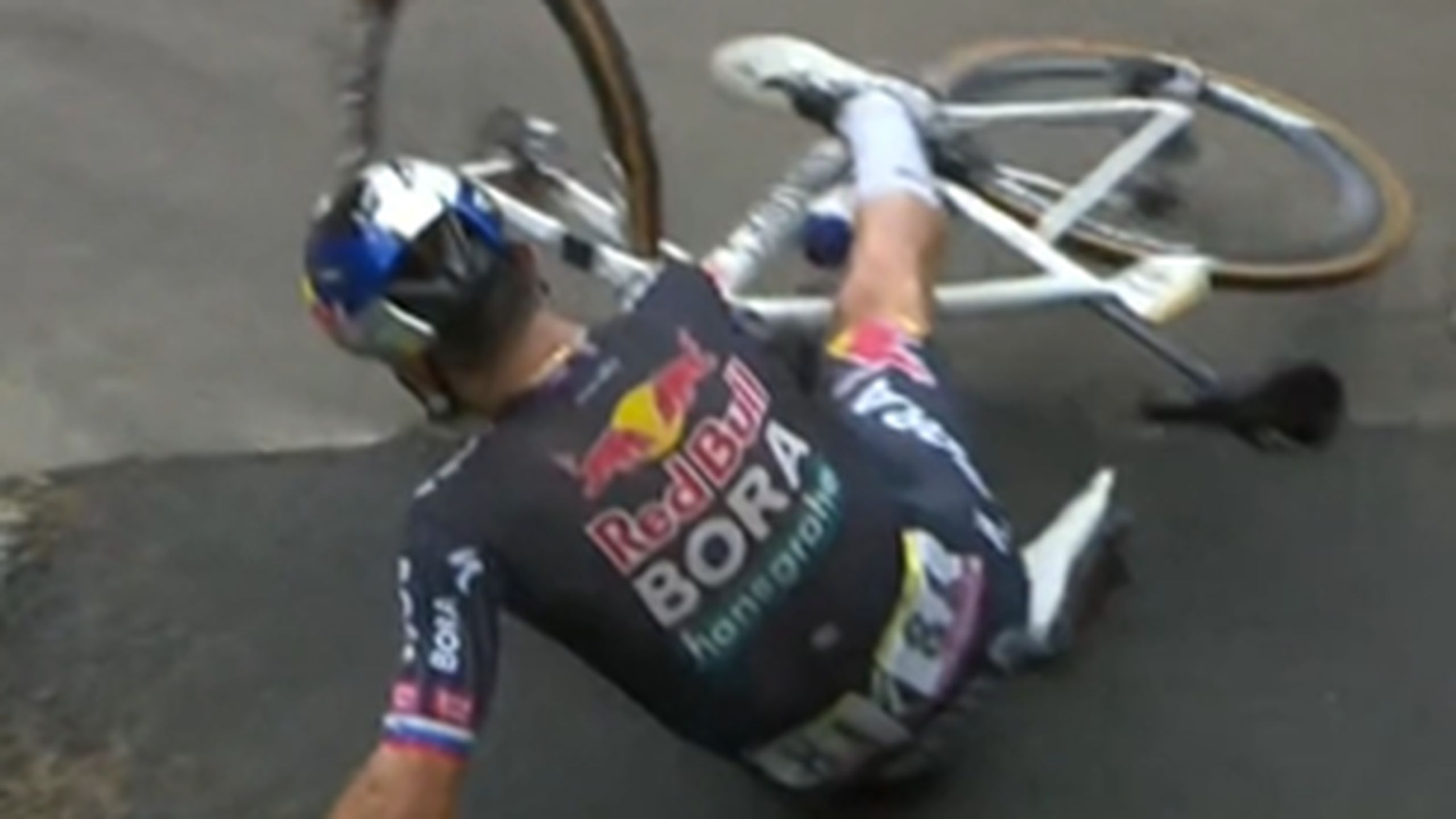 Tour de France: Primoz Roglic crashes on final descent in bid to catch ...