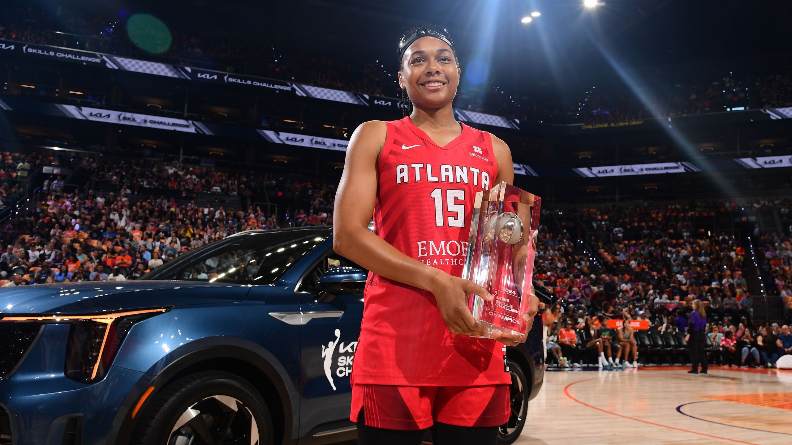 Allisha Gray makes history at WNBA AllStar weekend with 3point and