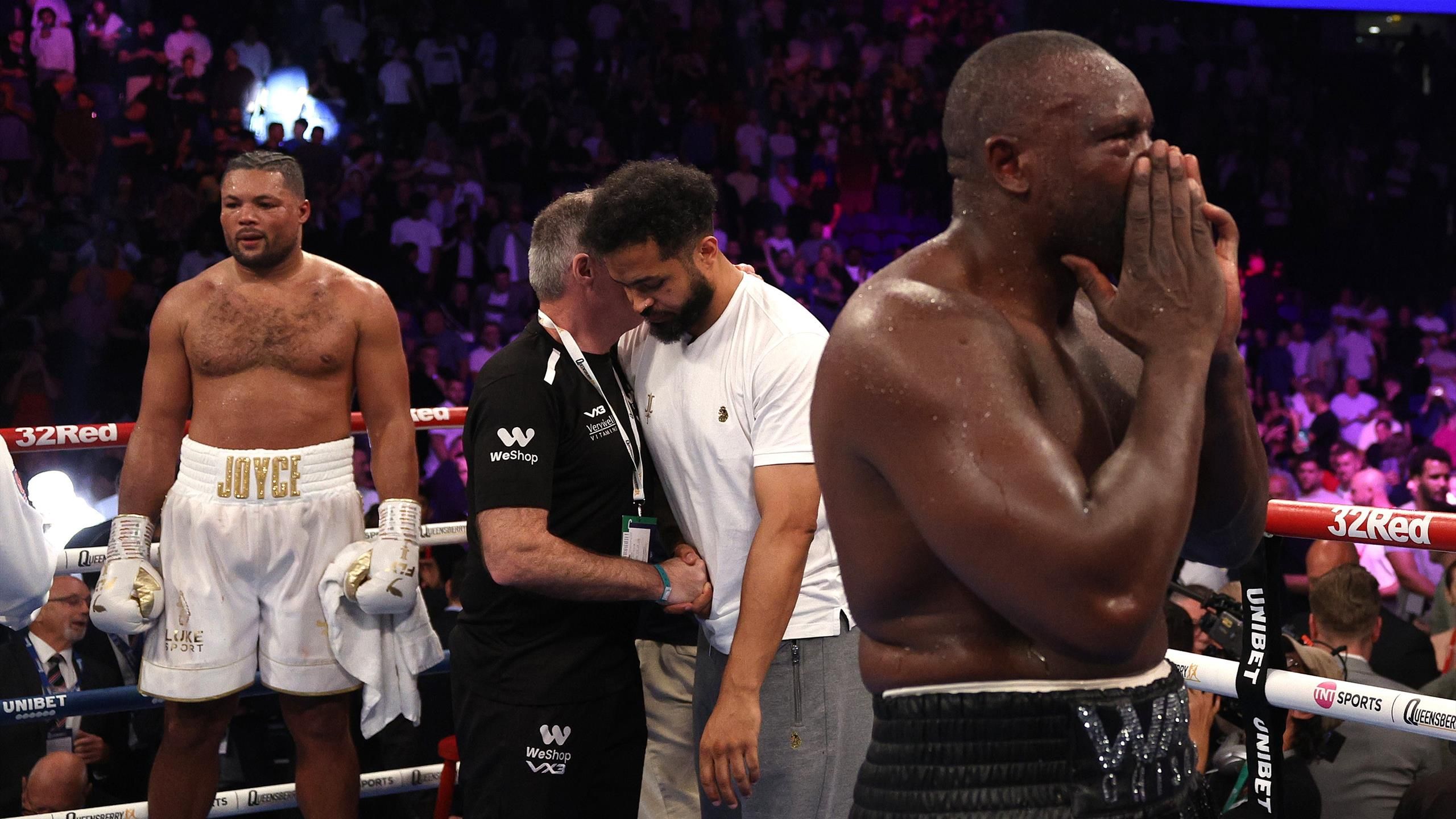 Derek Chisora winds back the clock to knock down and defeat Joe Joyce