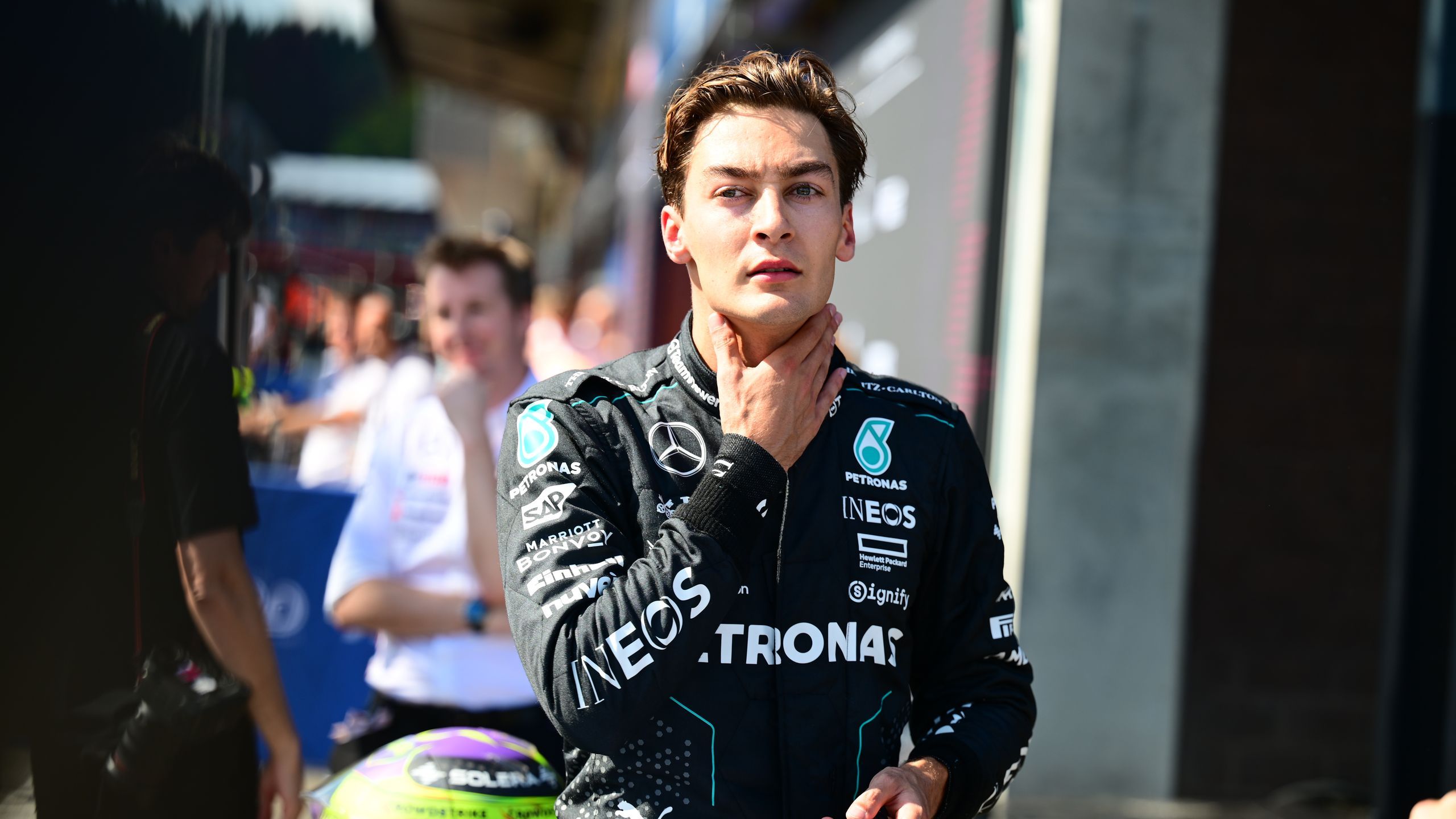 Russell disqualified after winning Belgian Grand Prix, handing