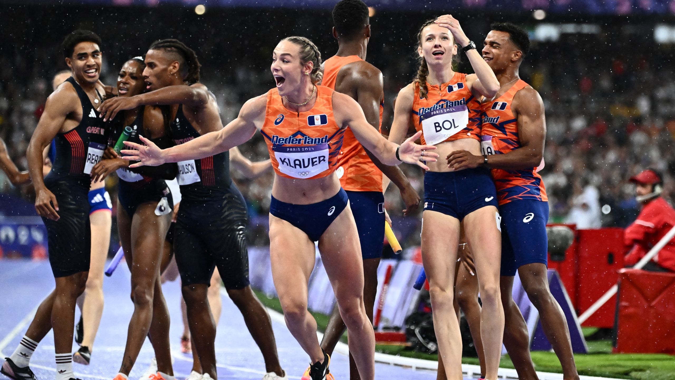 Paris 2024 Femke Bol heroics see Dutch beat USA to win 4x400m mixed