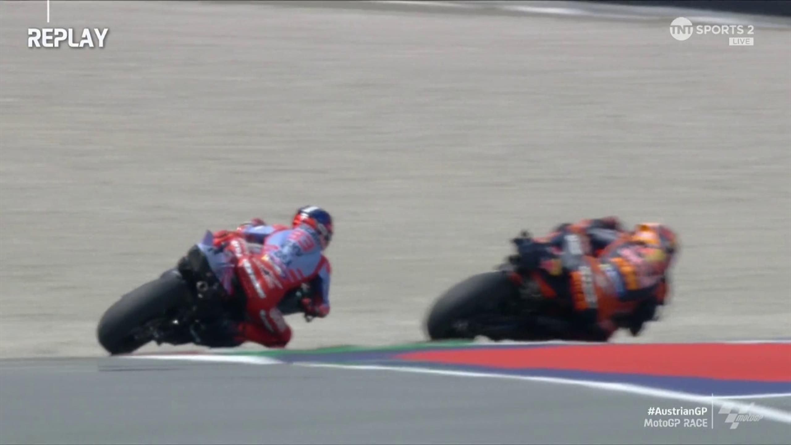 MotoGP: 'Look at that! Only Marc Marquez!' - Close call at Austrian ...