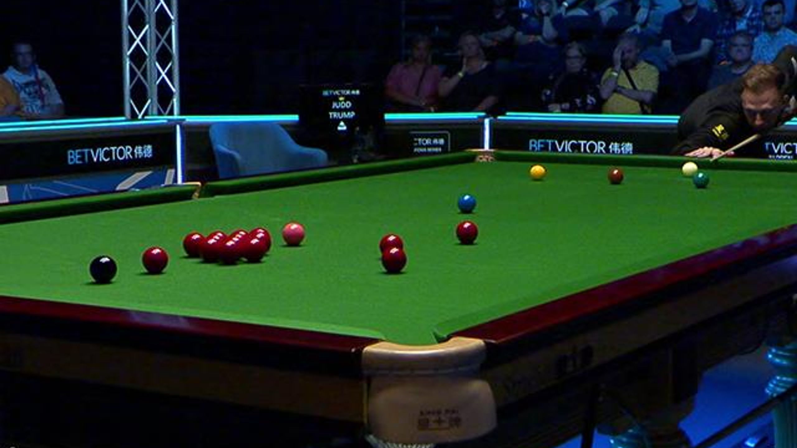 2024 English Open - Judd Trump thunders home long red to open second ...