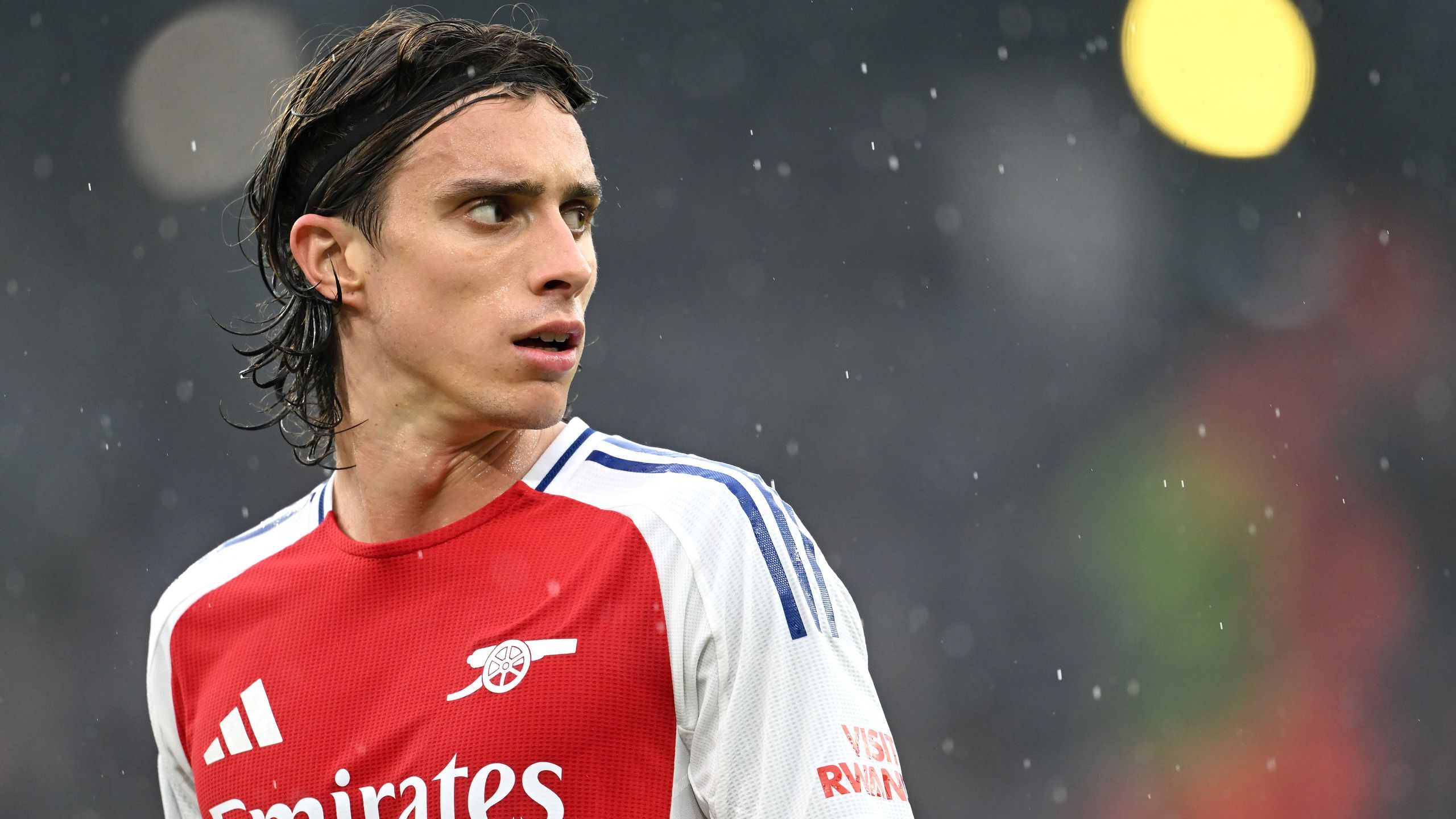 Arsenal defender Riccardo Calafiori tells referees 'you have to do your ...