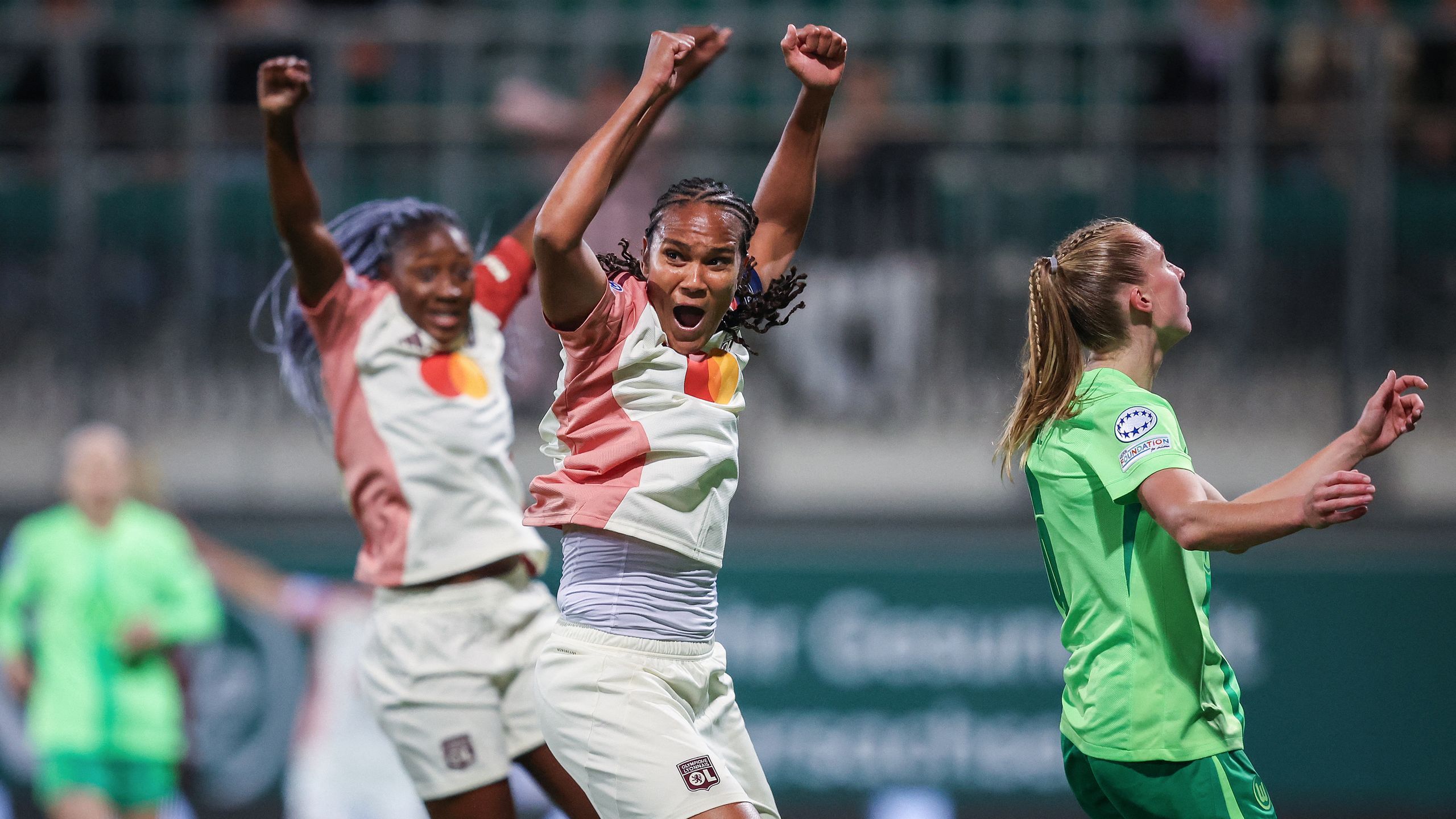 UEFA Women's Champions League Lyon beat Wolfsburg, Roma dismantle