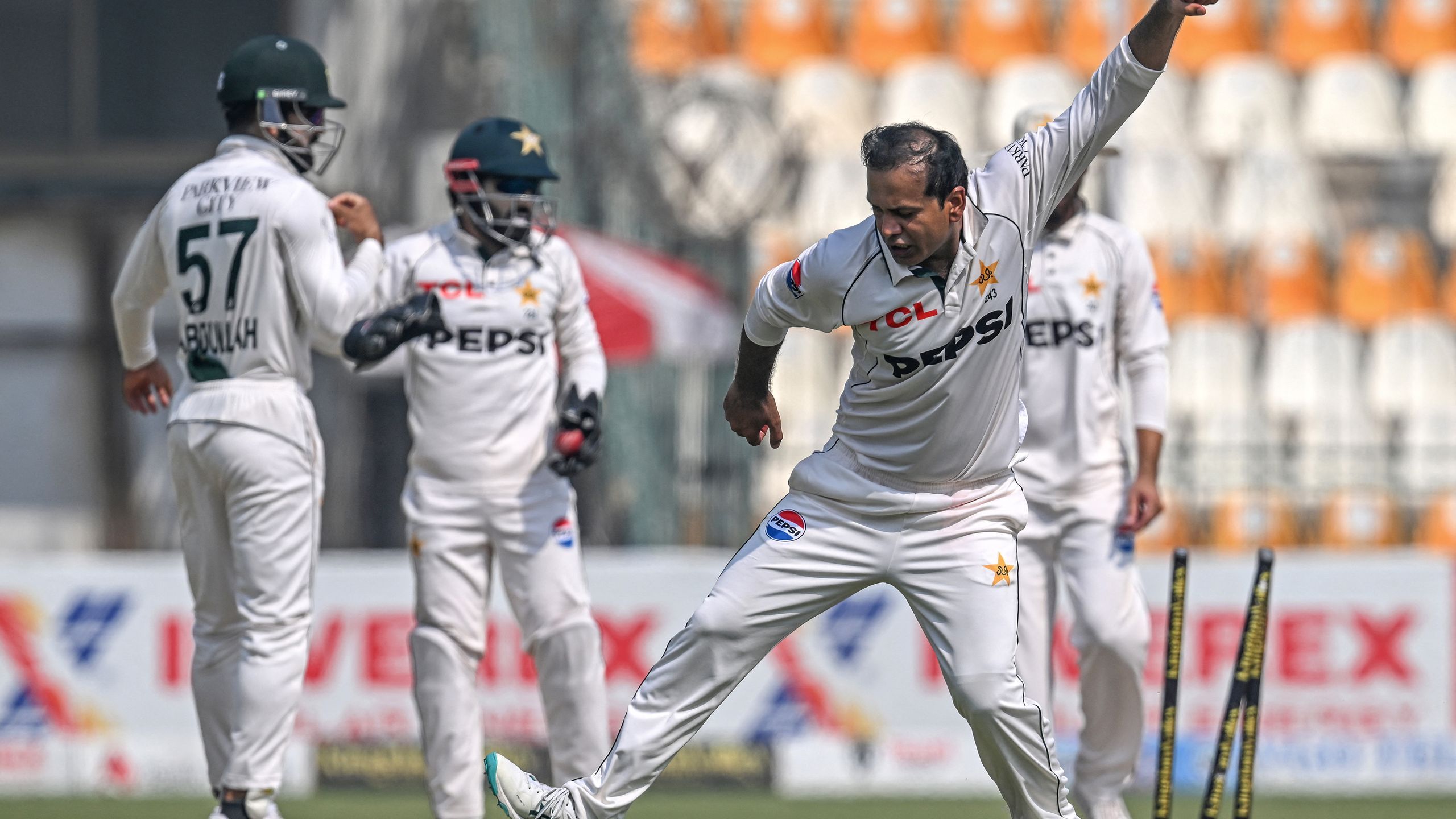 Pakistan v England: Noman Ali claims eight wickets as hosts level ...