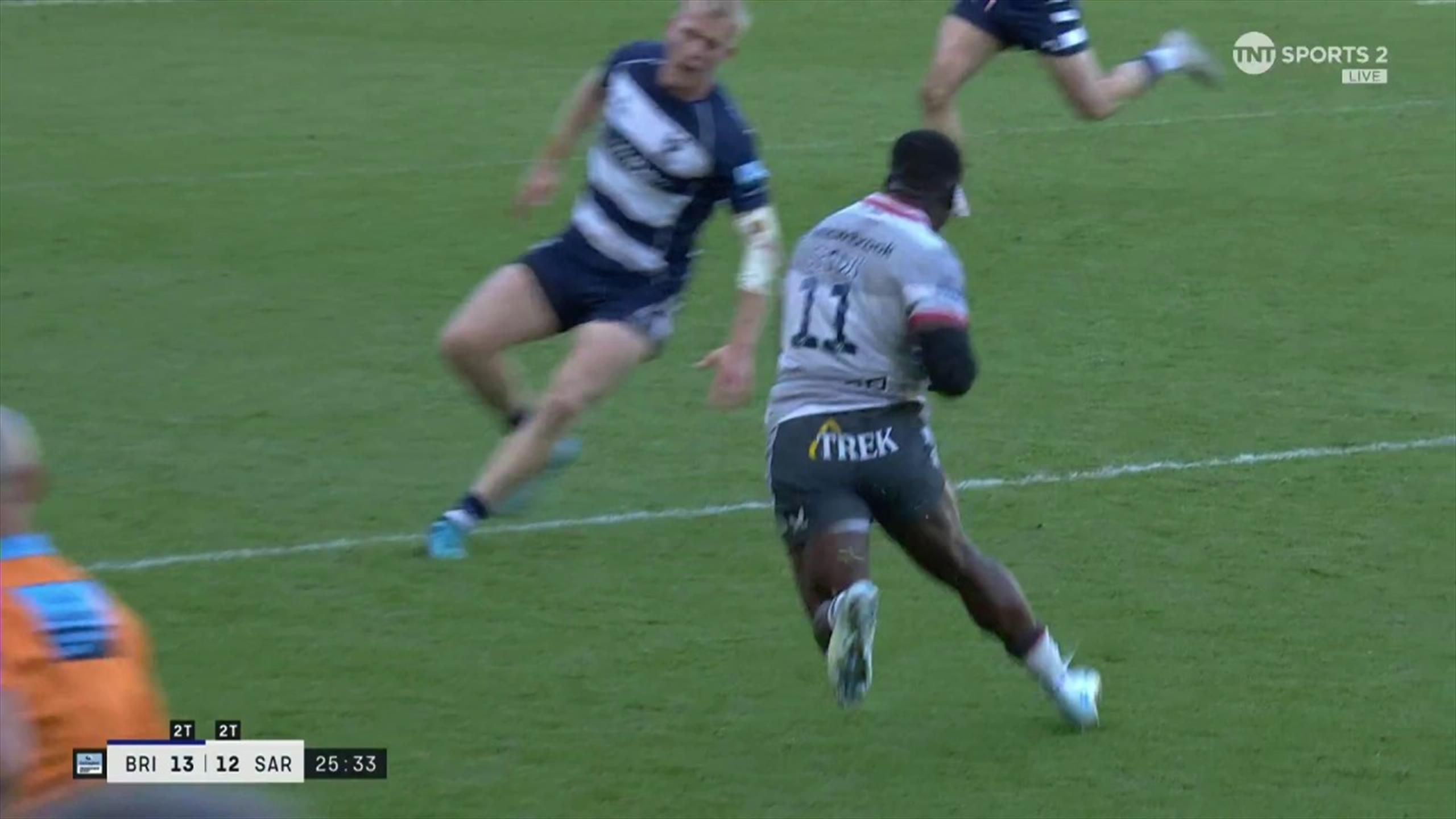 ‘What a finish’ Rotimi Segun shows brilliant footwork to score