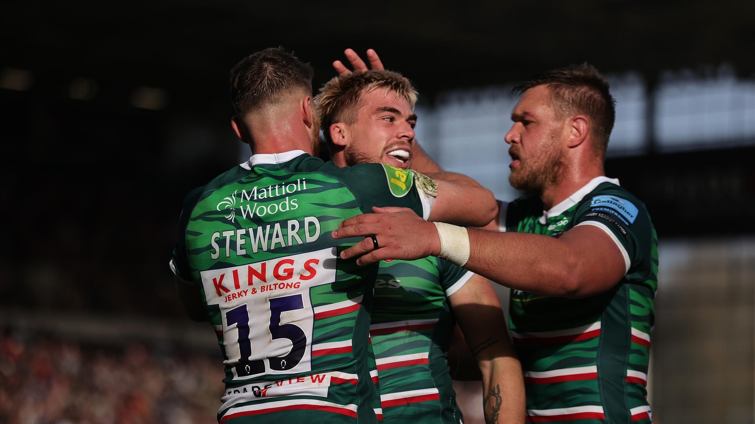 Leicester Tigers 2926 Gloucester Rugby Tigers hold off visitors in