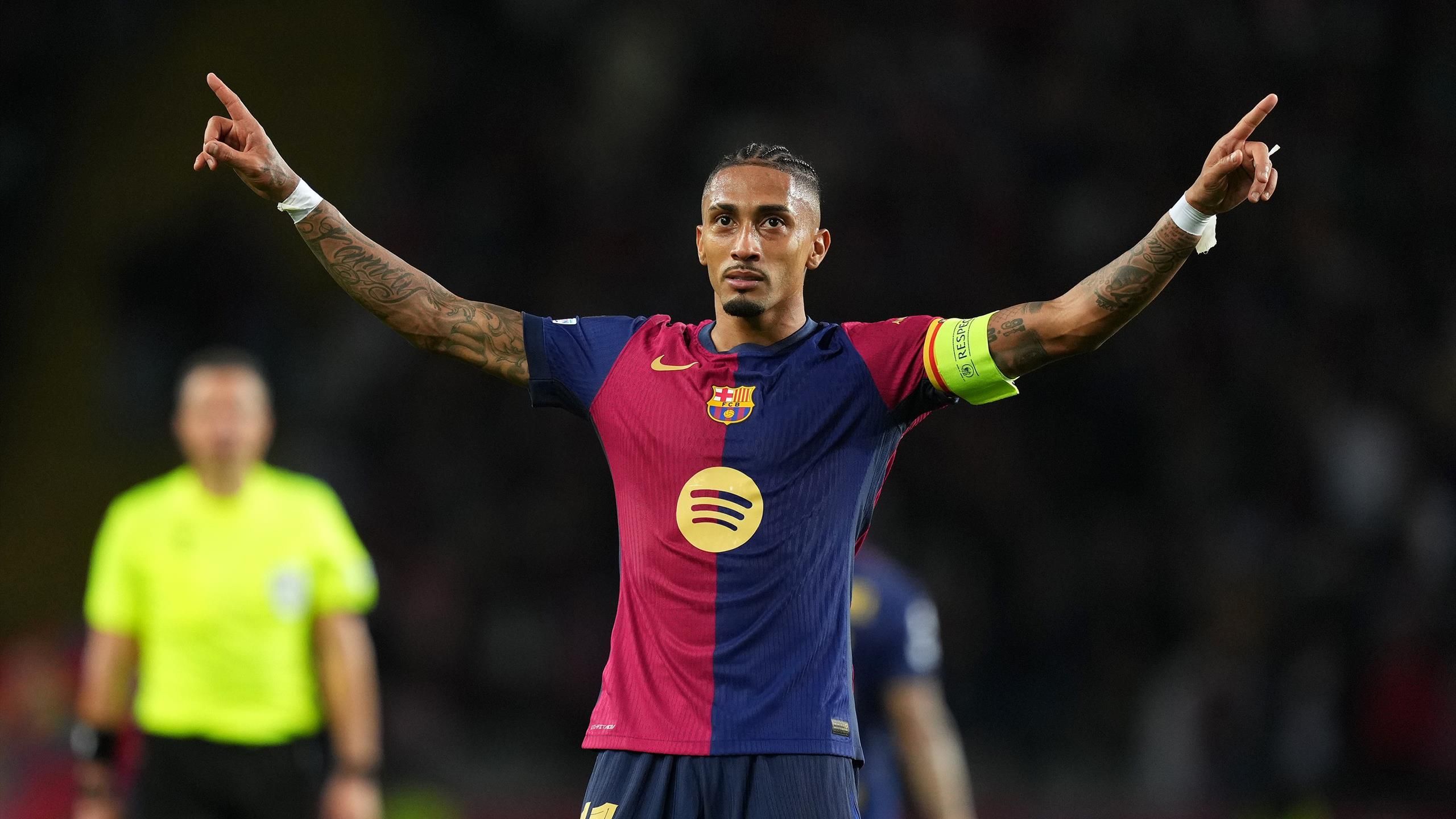 Raphinha: Barcelona forward bags second goal against Bayern Munich ...