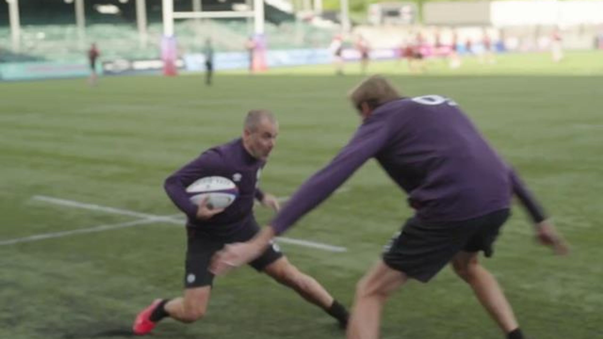 ‘He’s done him!’ – Watch as Crouchy and Cole’s tackling ability is put ...