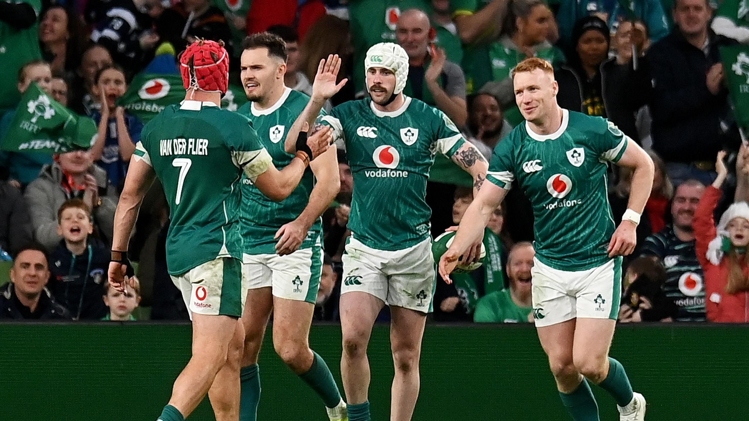 Ireland 5217 Fiji Sinbinned Sam Prendergast shines as hosts romp to