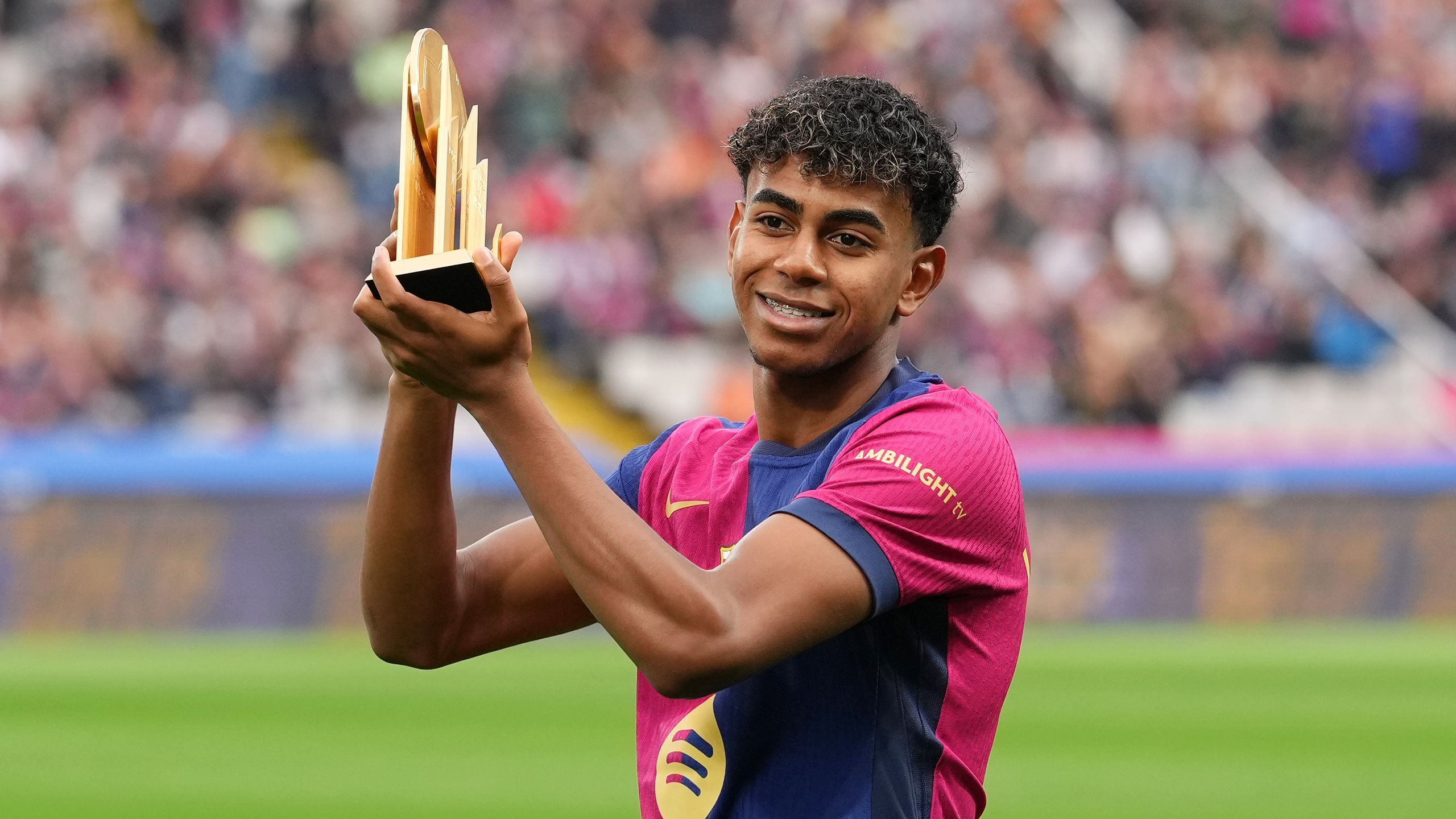 Barcelona and Spain star Lamine Yamal wins 2024 European Golden Boy