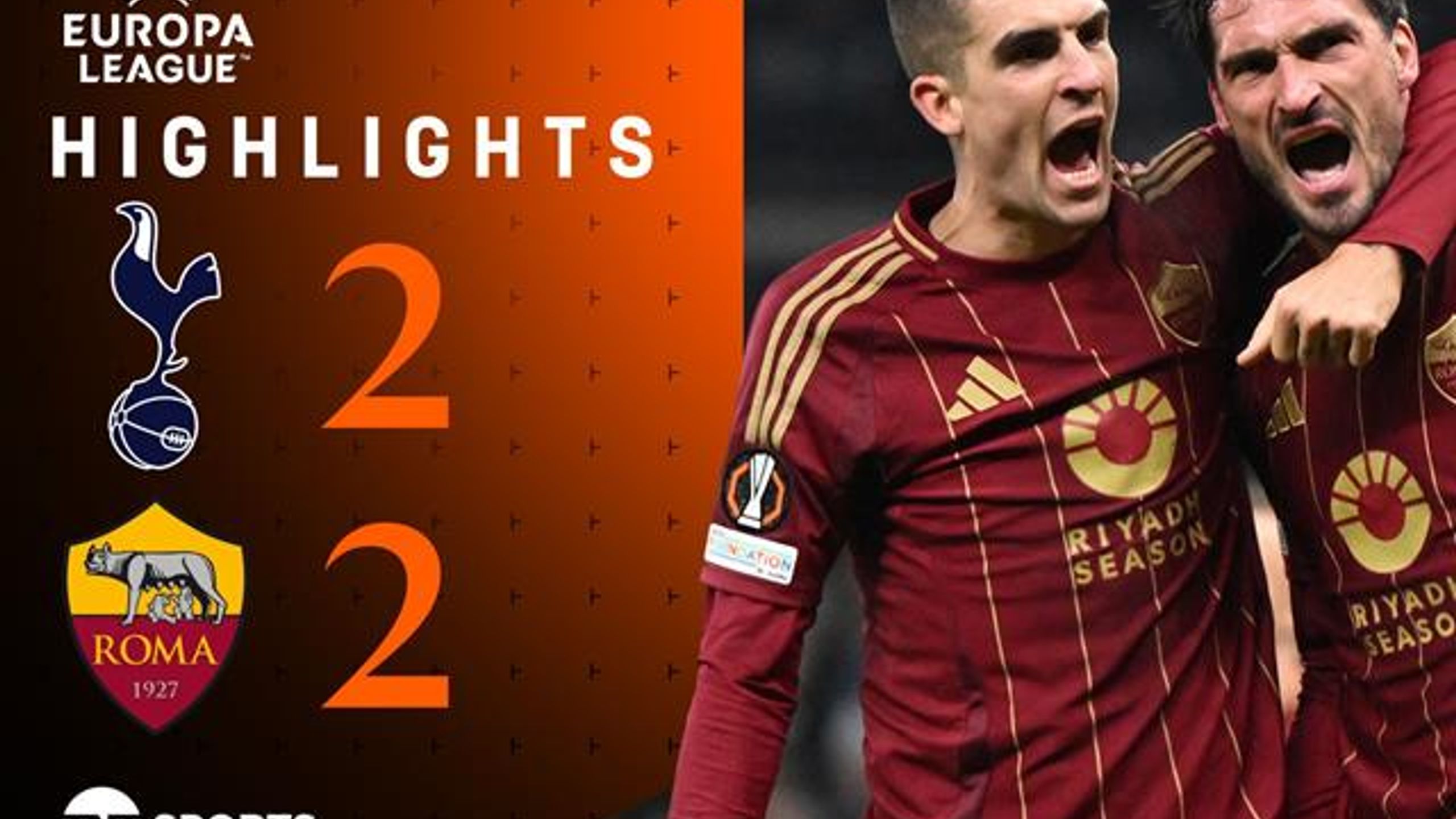 Tottenham Hotspur 2-2 AS Roma – UEFA Europa League highlights as Spurs ...