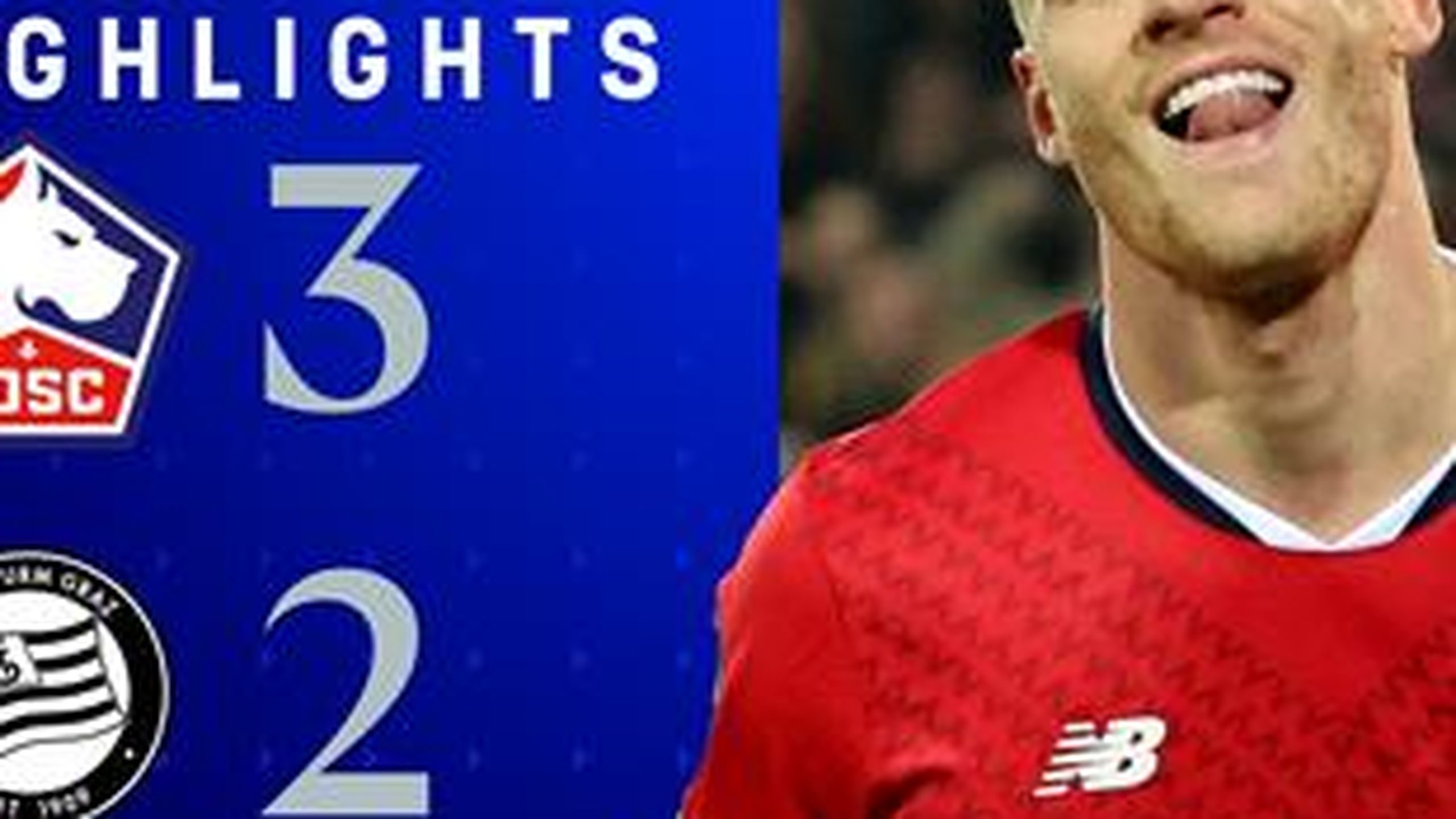Lille v Sturm Graz Champions League highlights: Hakon Arnar Haraldsson ...