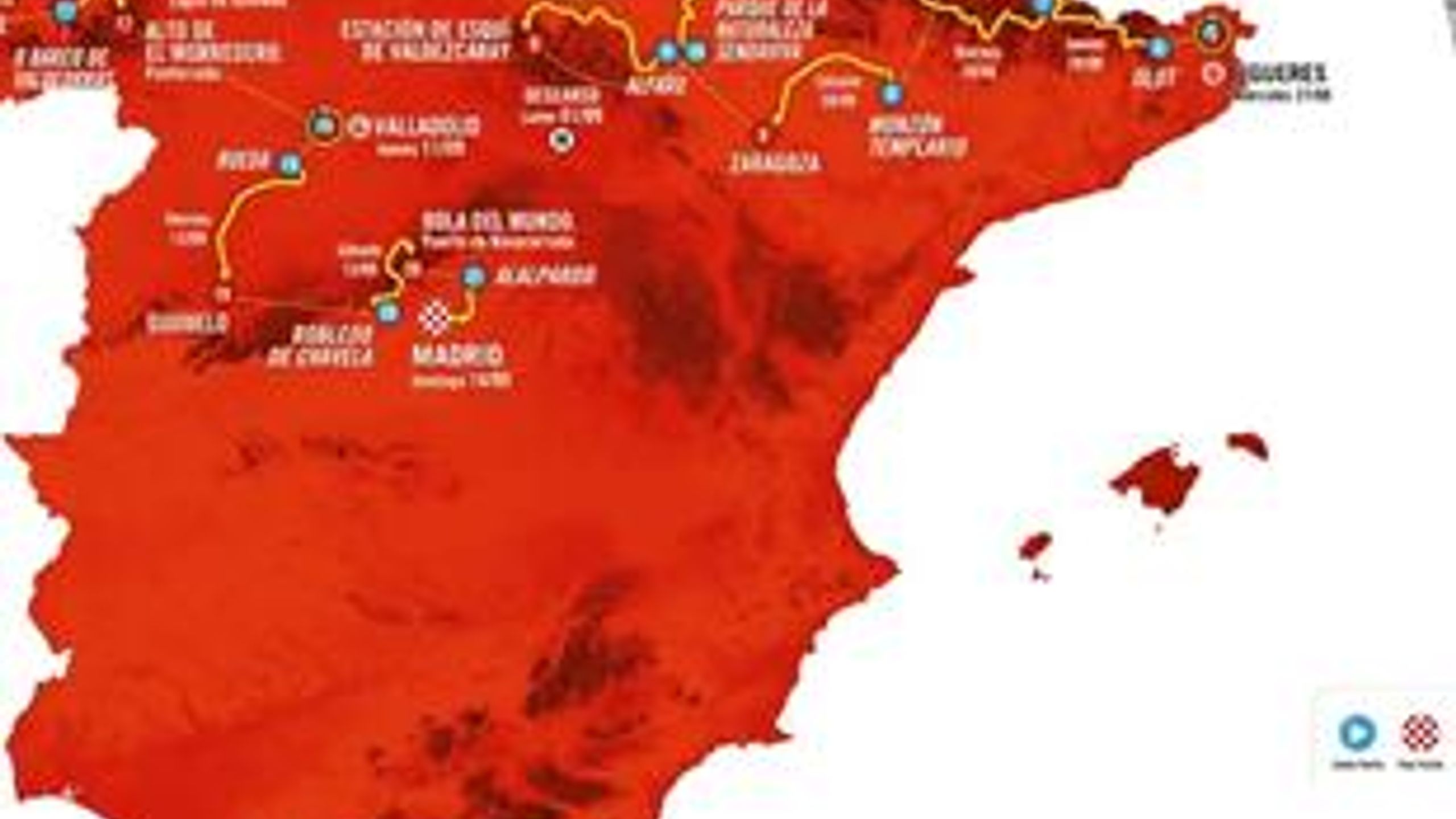 From Turin to Madrid: Official route for the 2025 Vuelta a Espana ...