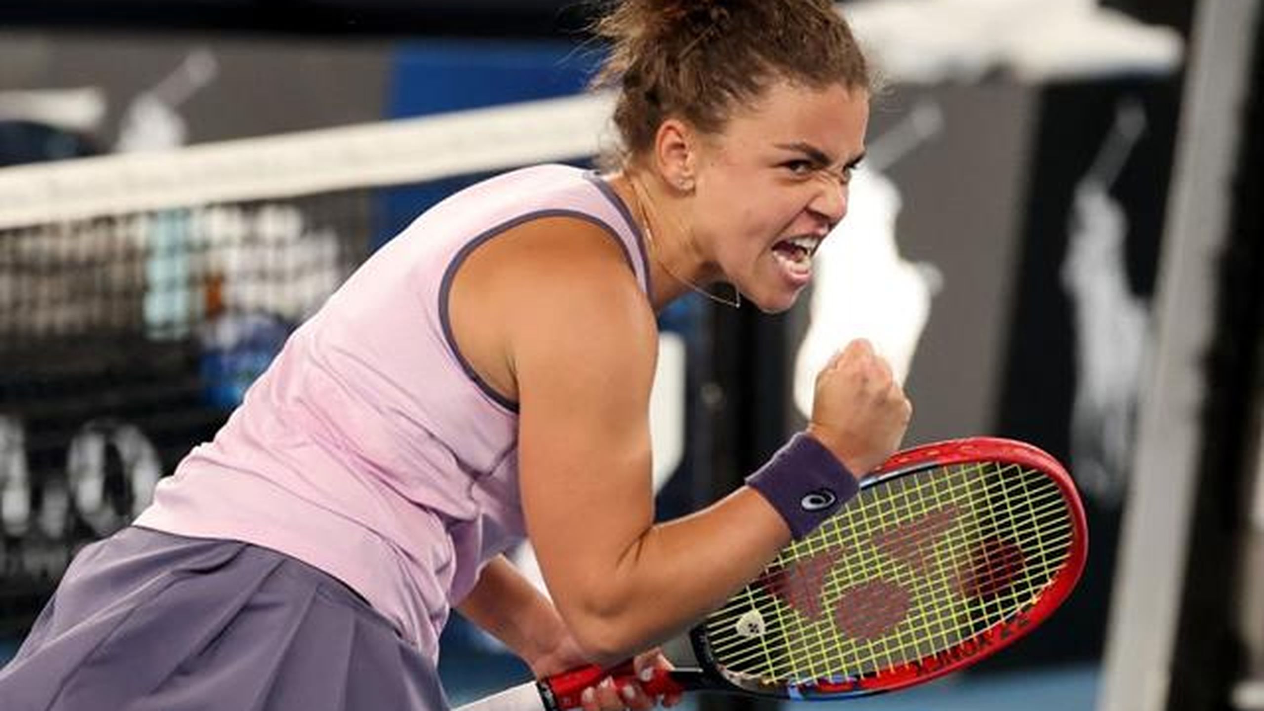 Jasmine Paolini wins through in straight sets against Renata Zarazua to ...