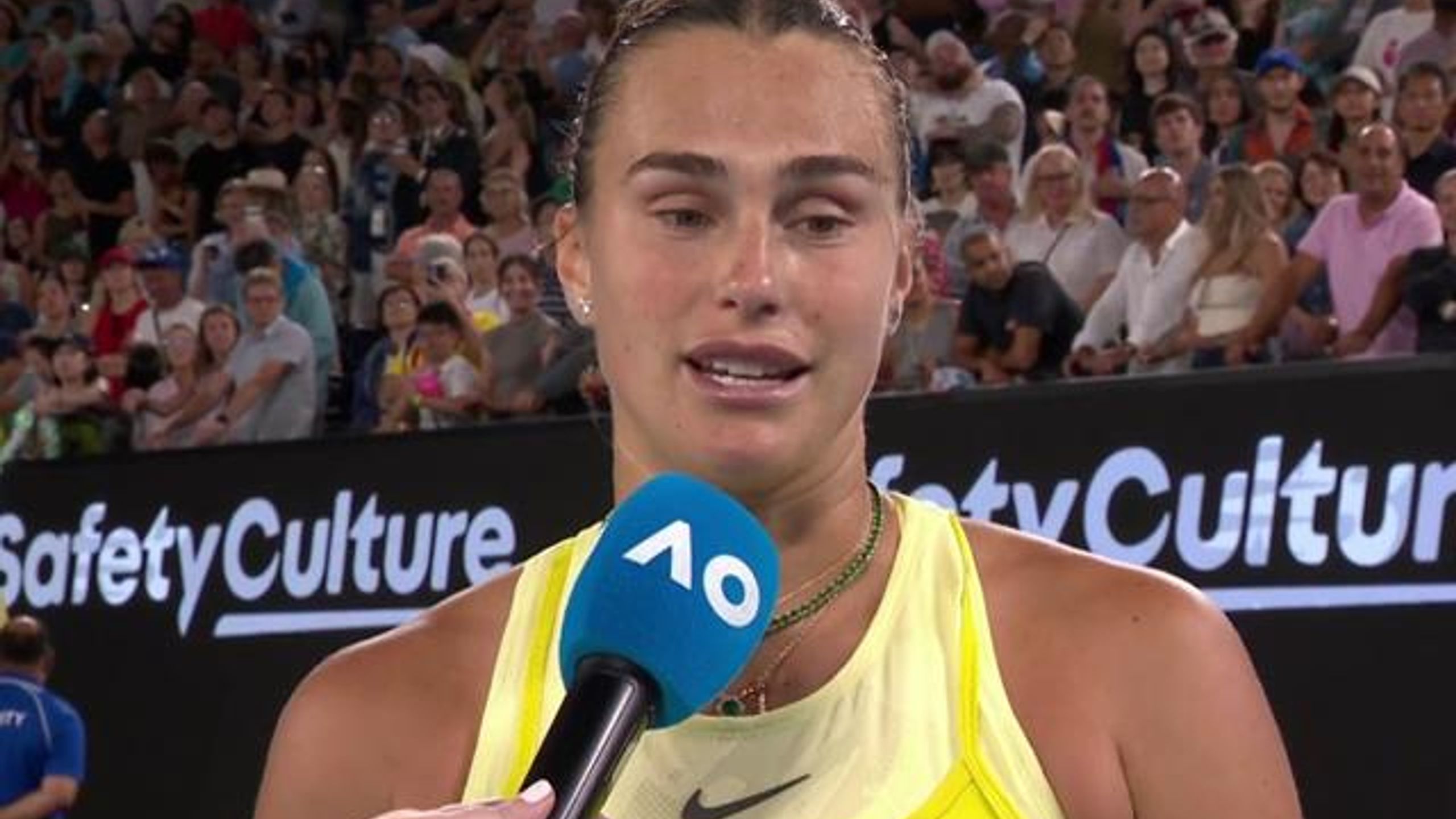 Aryna Sabalenka relieved to 'somehow magically' reach semi-finals after ...