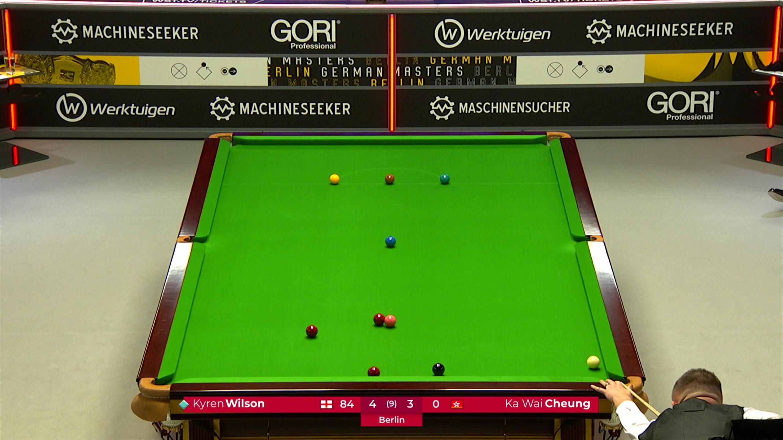 Kyren Wilson dazzles with excellent long pot on brown against Cheung Ka ...