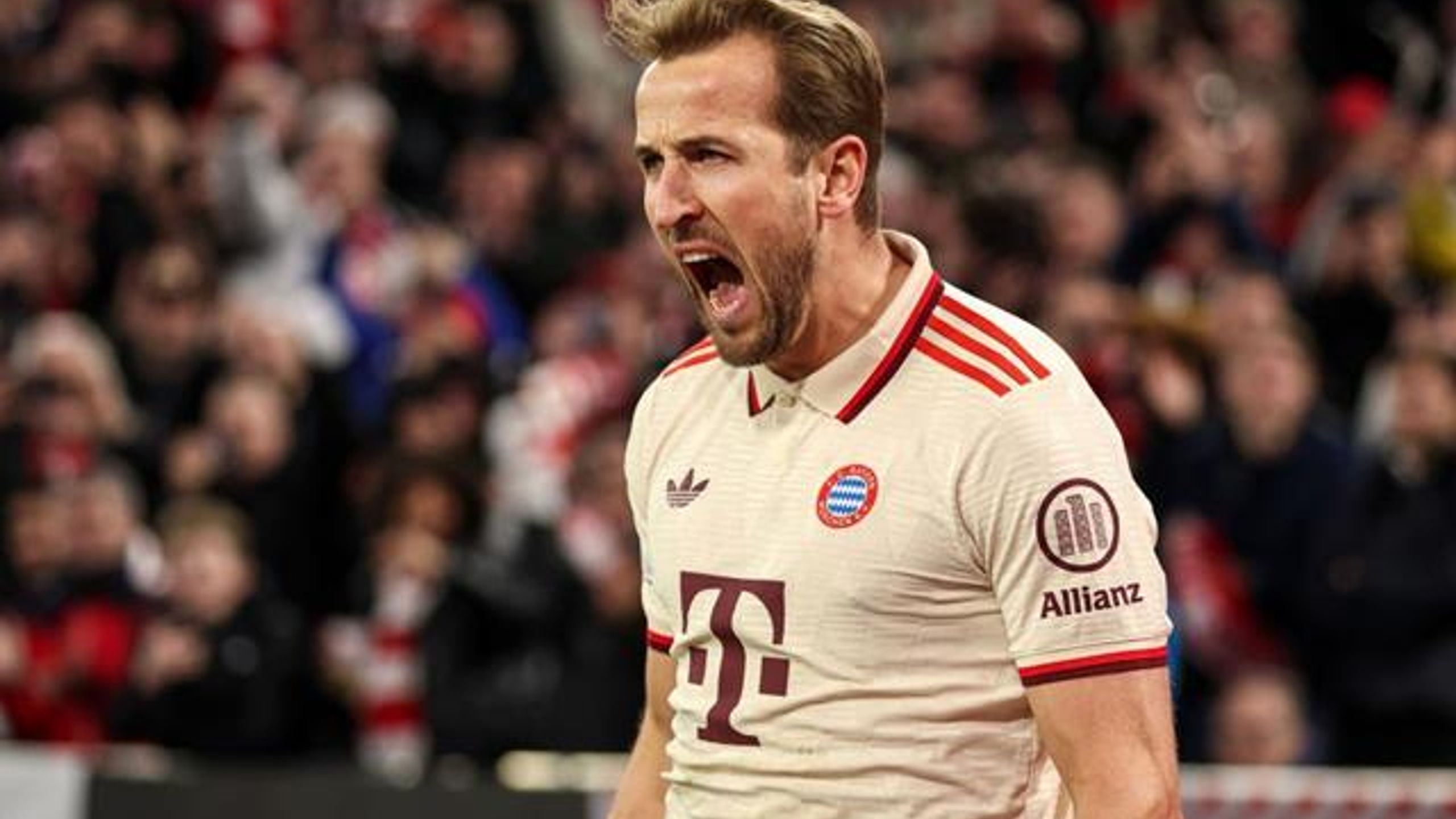 Watch as emphatic Harry Kane penalty makes it three for Bayern Munich ...