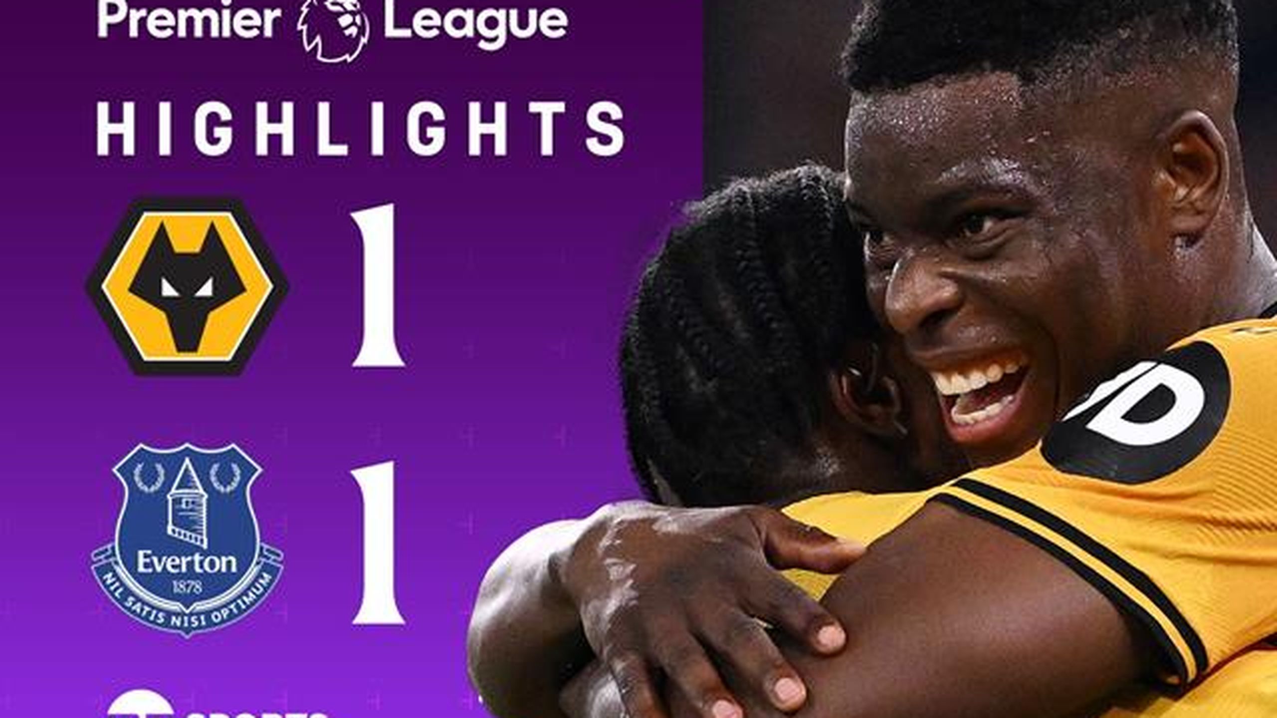 Wolves 1-1 Everton: Premier League highlights as Toffees extend ...