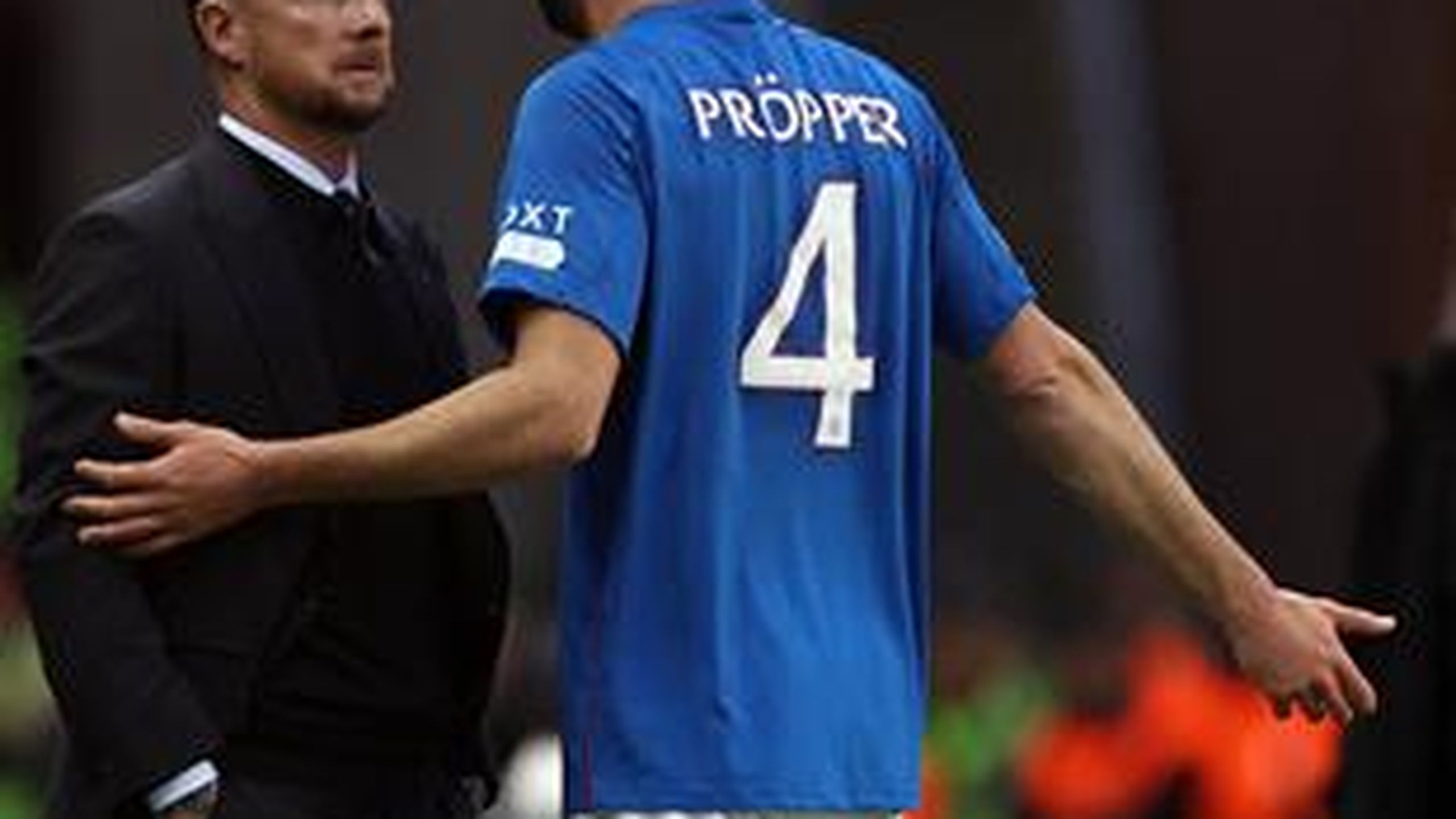 Robin Propper shown 'really harsh' red on VAR review as Rangers reduced ...