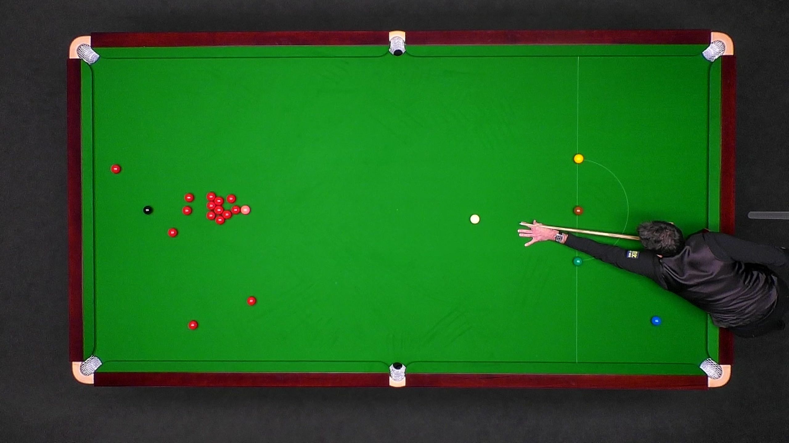 World Championship 2025: Ronnie O'Sullivan hits inch-perfect snooker in ...