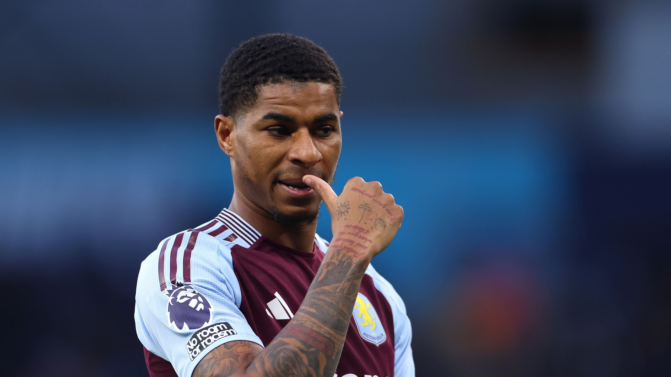 Injured Marcus Rashford may have played final Aston Villa game with ...