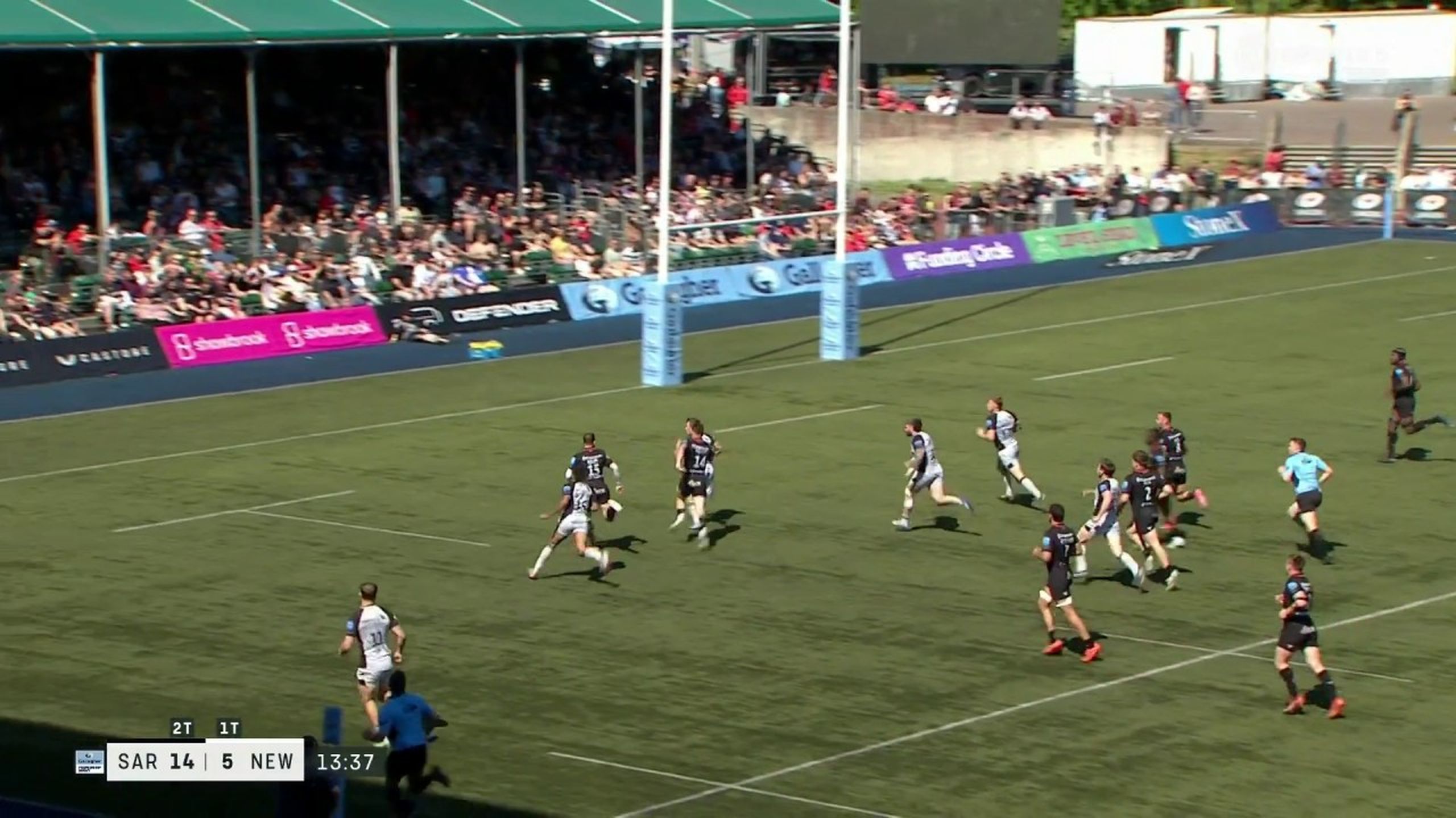 Sam Stuart hits back for Falcons against hosts Saracens chasing top ...
