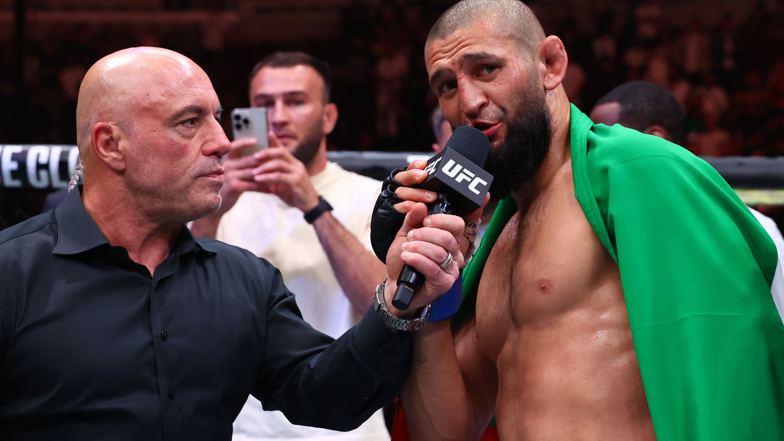 'Happy, happy always!' - Khamzat Chemaev reacts after UFC 319 ...